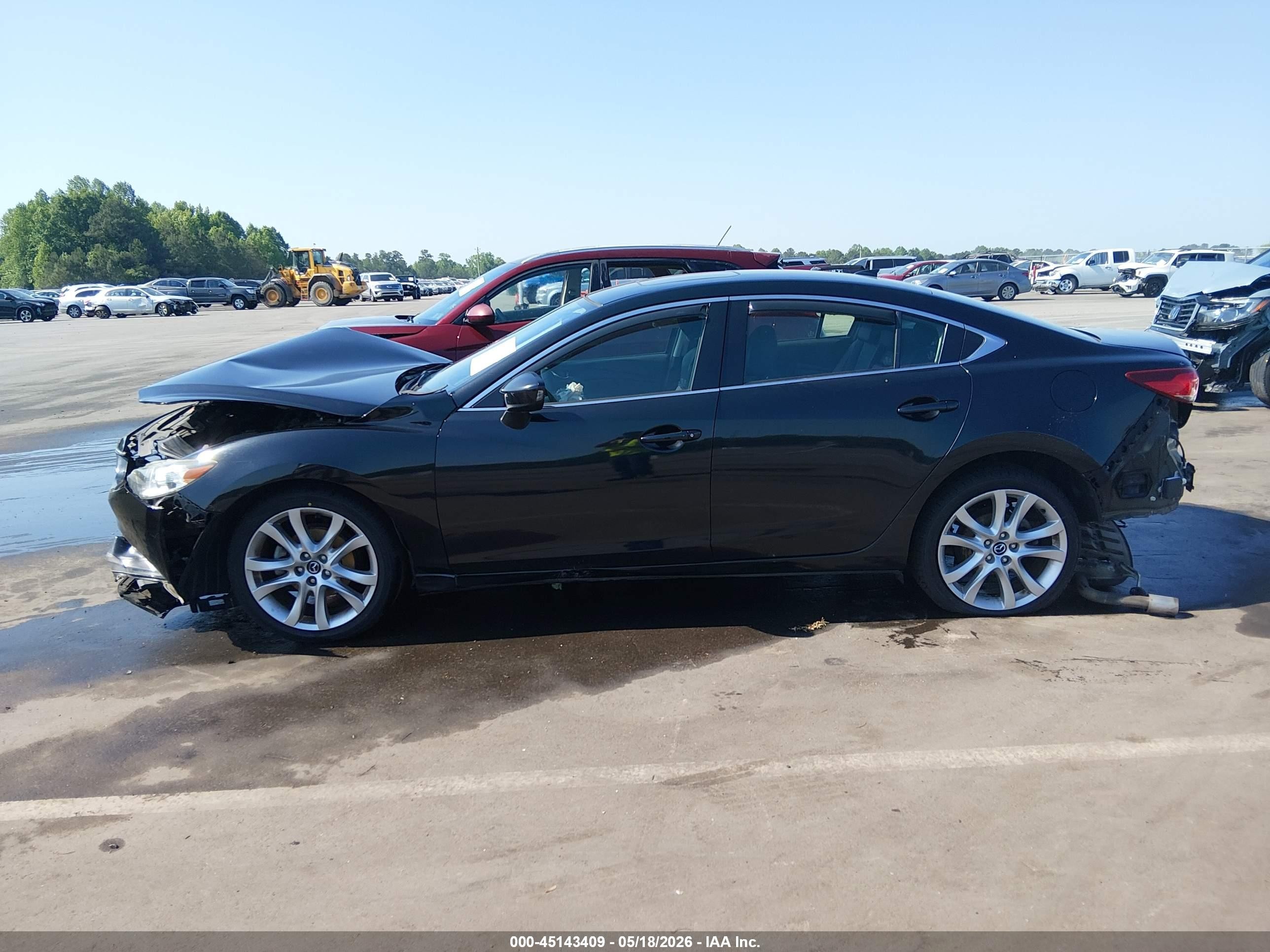 2016 Mazda Mazda6 I Touring Black vin: JM1GJ1V54G1453645