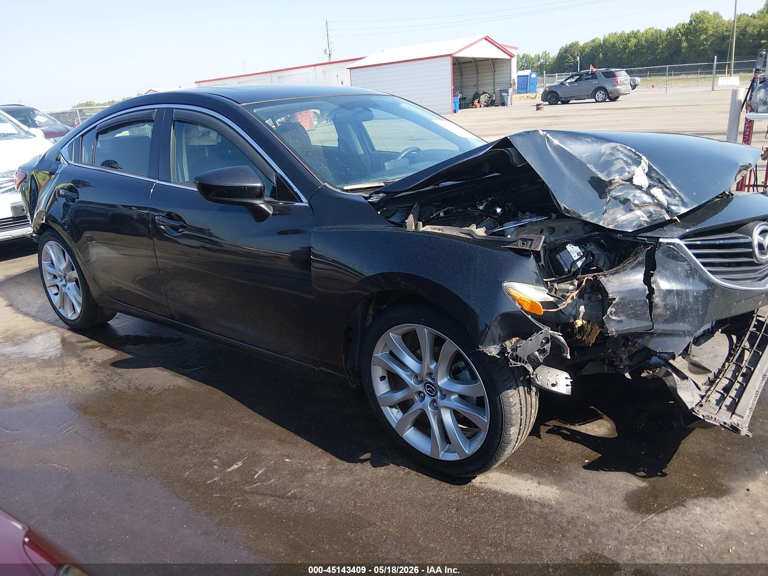 2016 Mazda Mazda6 I Touring Black vin: JM1GJ1V54G1453645