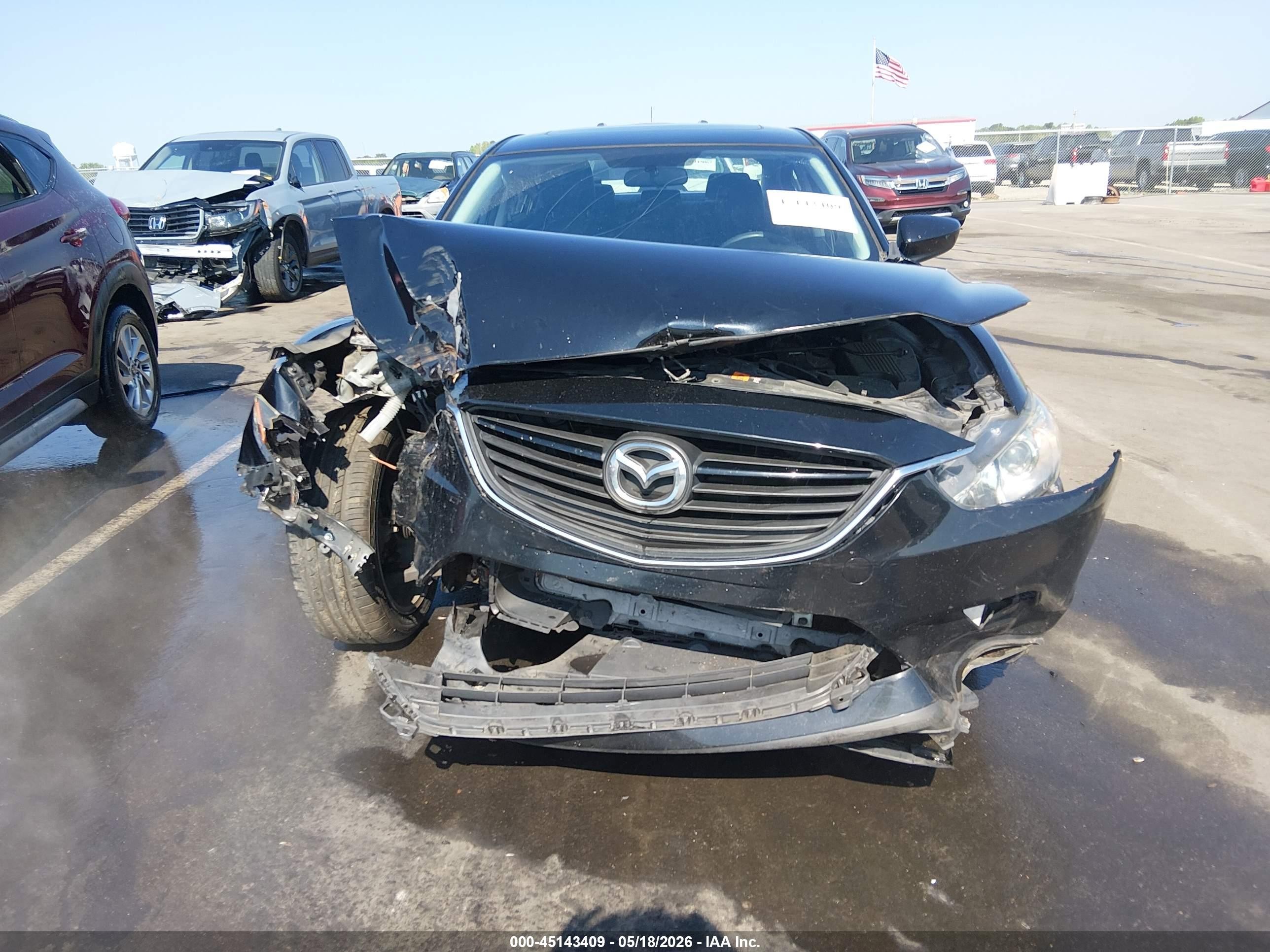 2016 Mazda Mazda6 I Touring Black vin: JM1GJ1V54G1453645
