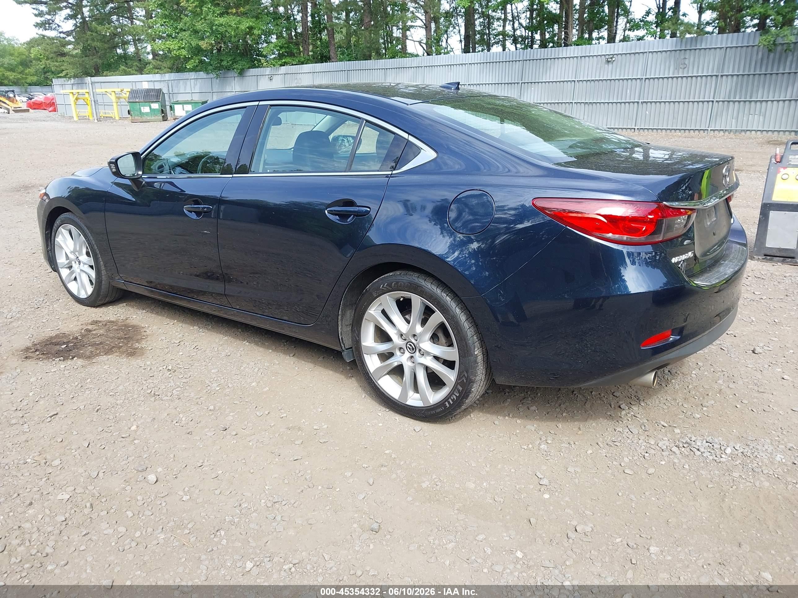 2016 Mazda Mazda6 I Touring Blue vin: JM1GJ1V54G1476133