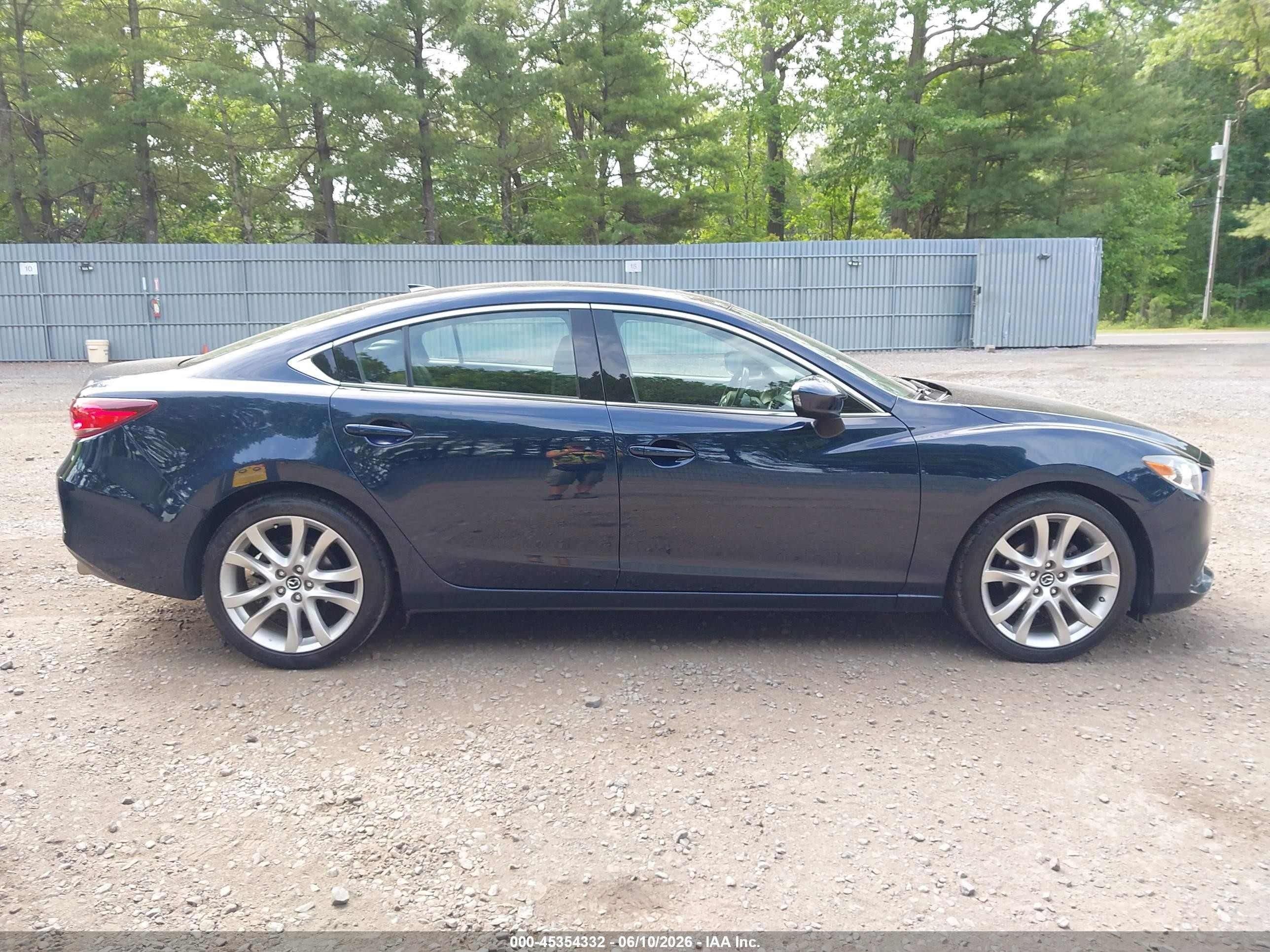 2016 Mazda Mazda6 I Touring Blue vin: JM1GJ1V54G1476133