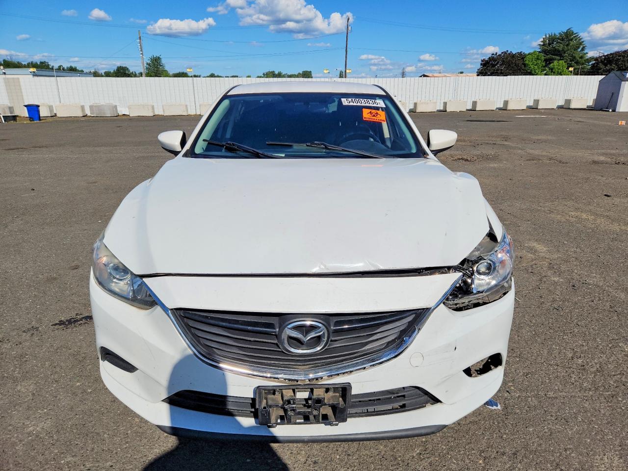 2016 Mazda 6 Touring White vin: JM1GJ1V54G1477458