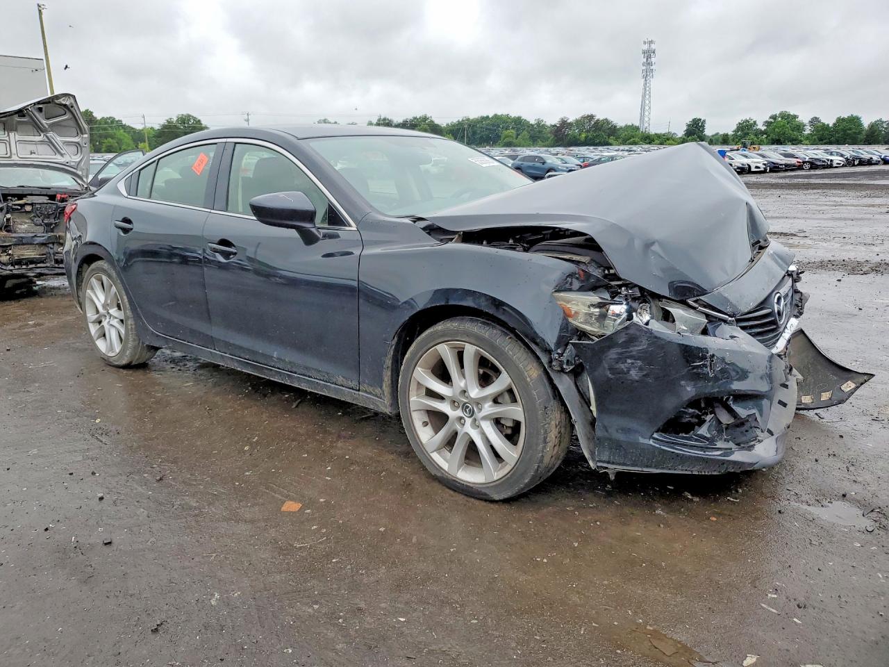 2015 Mazda 6 Touring Black vin: JM1GJ1V55F1182948