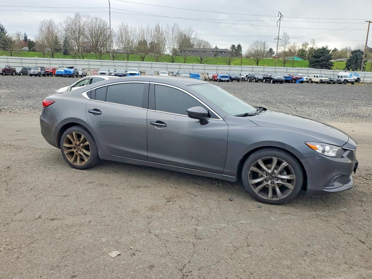 2015 Mazda 6 Touring Charcoal vin: JM1GJ1V55F1196381