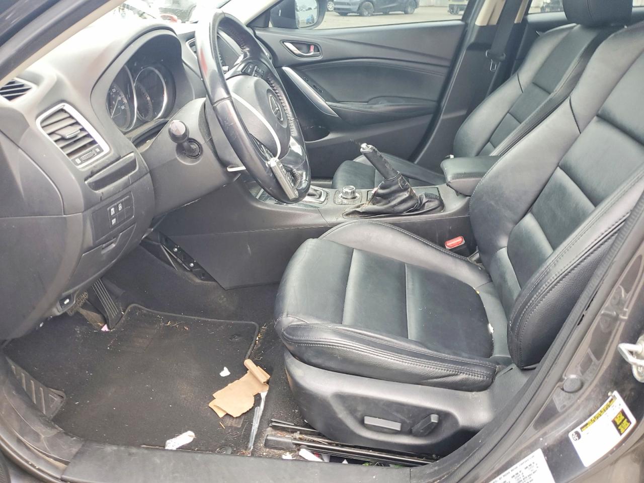 2015 Mazda 6 Touring Charcoal vin: JM1GJ1V55F1196381