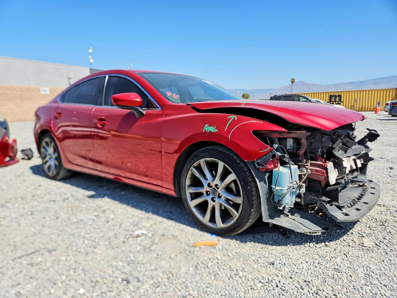 2015 Mazda 6 Touring Red vin: JM1GJ1V55F1196462