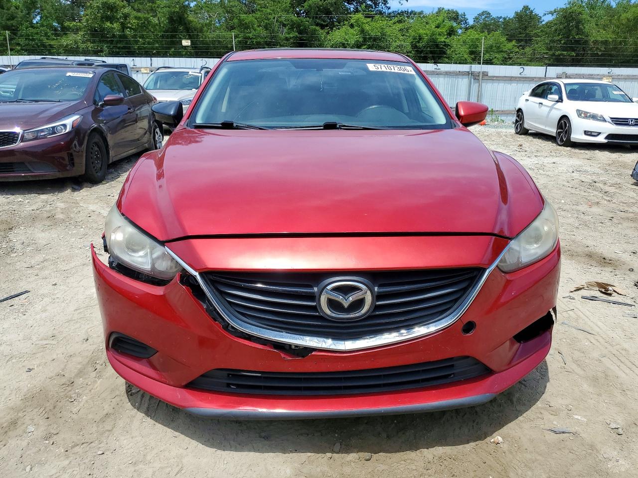 2015 Mazda 6 Touring Red vin: JM1GJ1V55F1201353