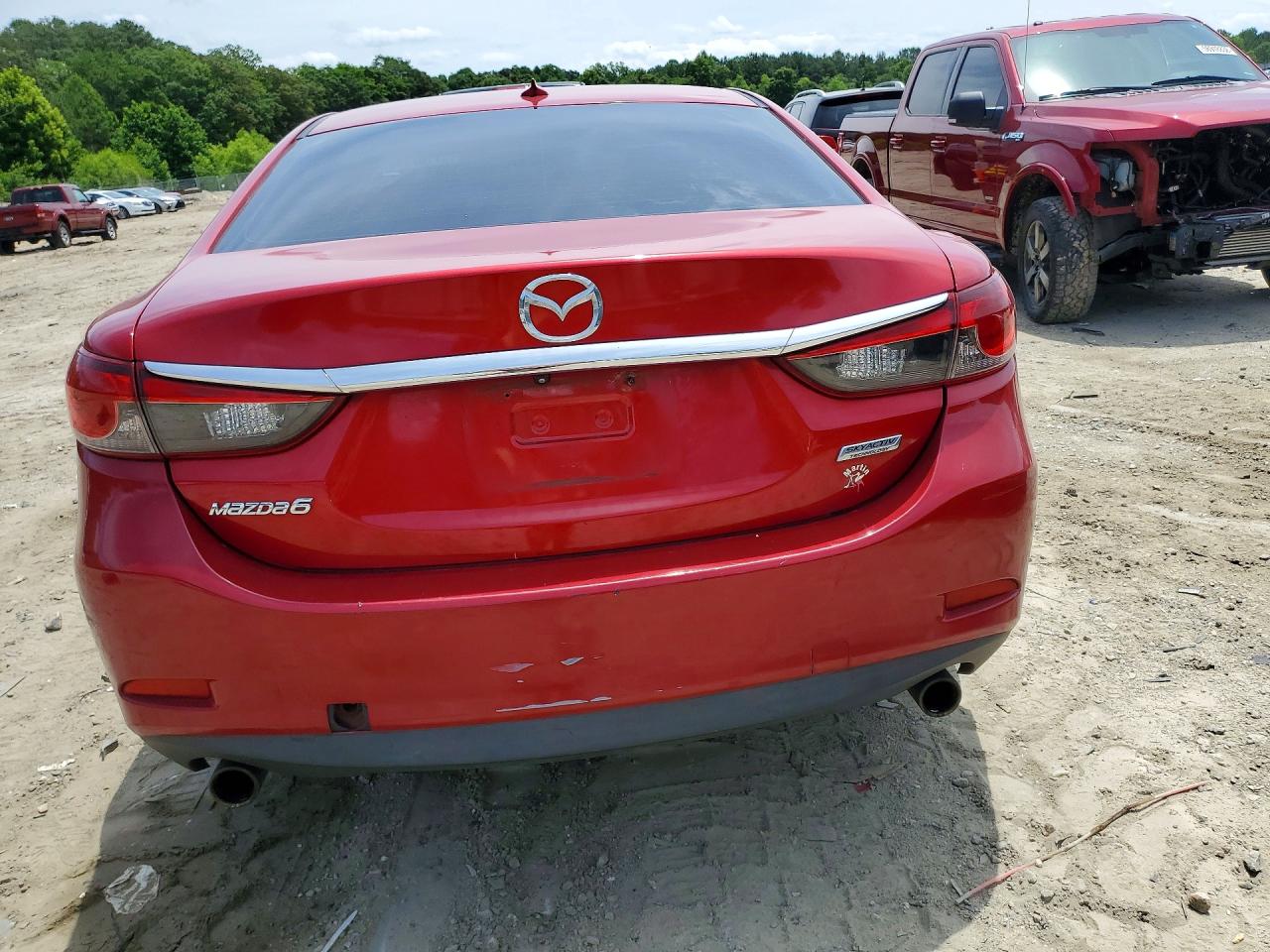 2015 Mazda 6 Touring Red vin: JM1GJ1V55F1201353