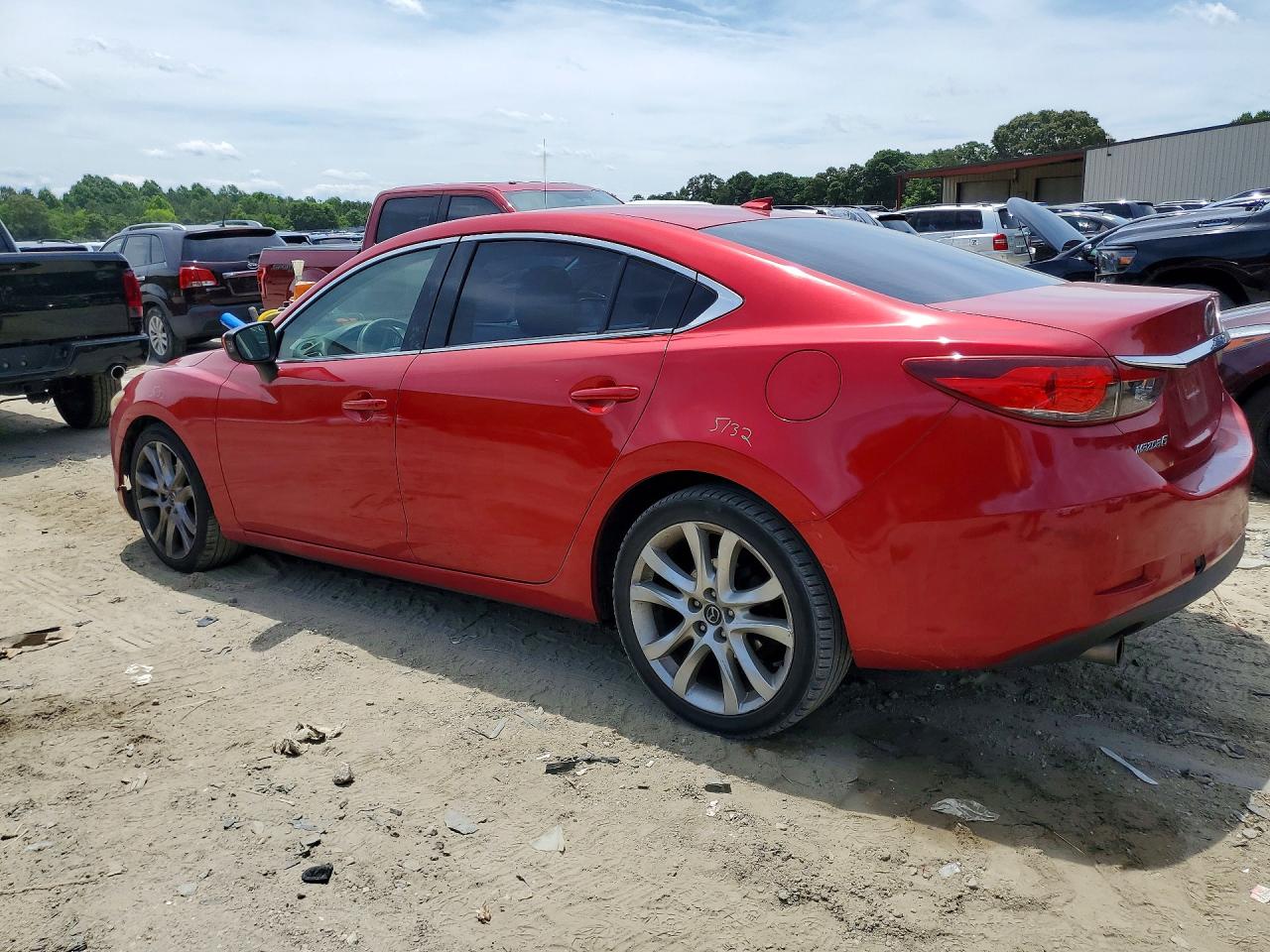 2015 Mazda 6 Touring Red vin: JM1GJ1V55F1201353