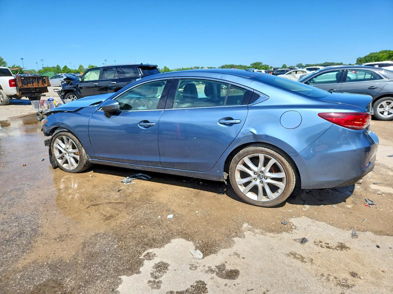 2015 Mazda 6 Touring Blue vin: JM1GJ1V55F1202003