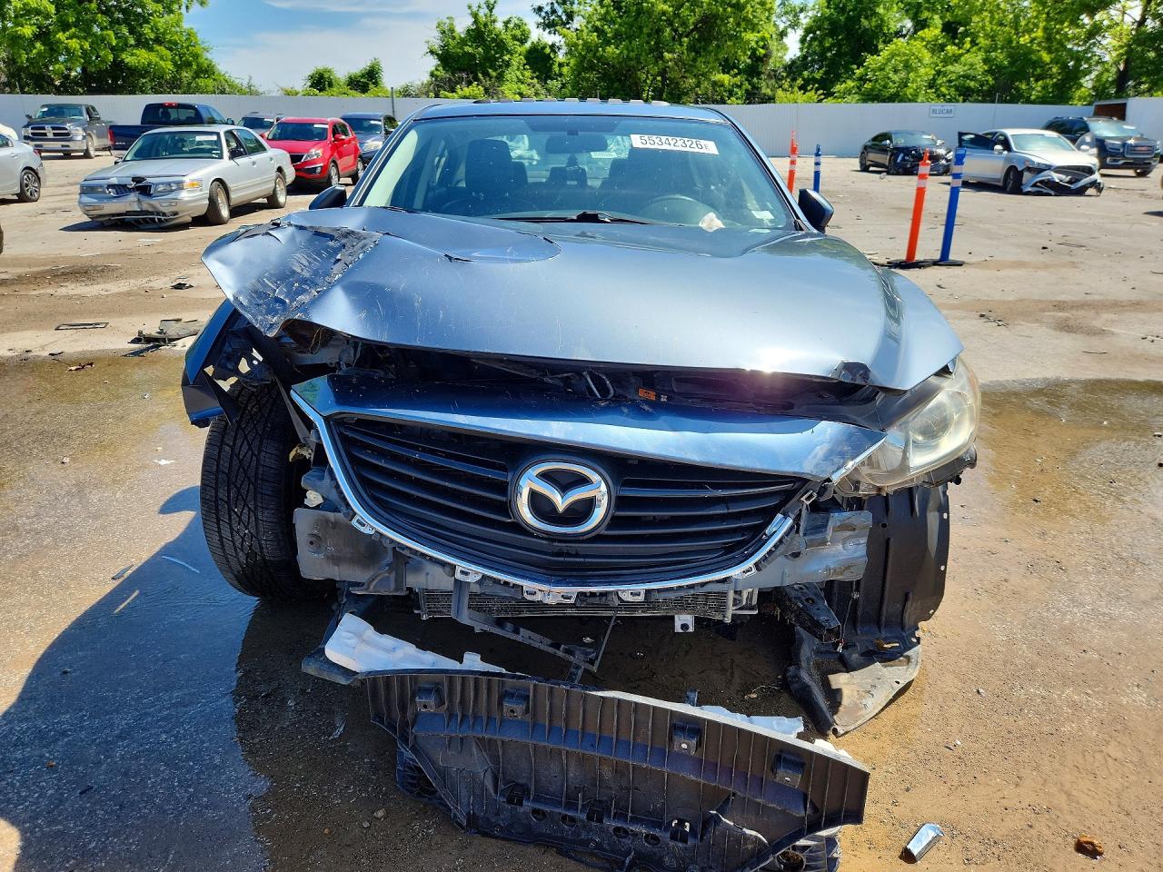 2015 Mazda 6 Touring Blue vin: JM1GJ1V55F1202003