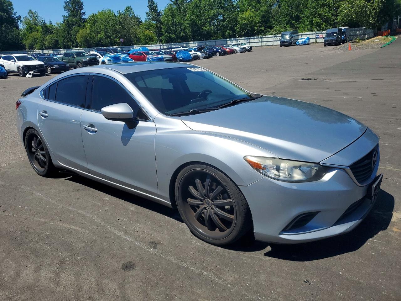 2016 Mazda 6 Touring Silver vin: JM1GJ1V55G1400582
