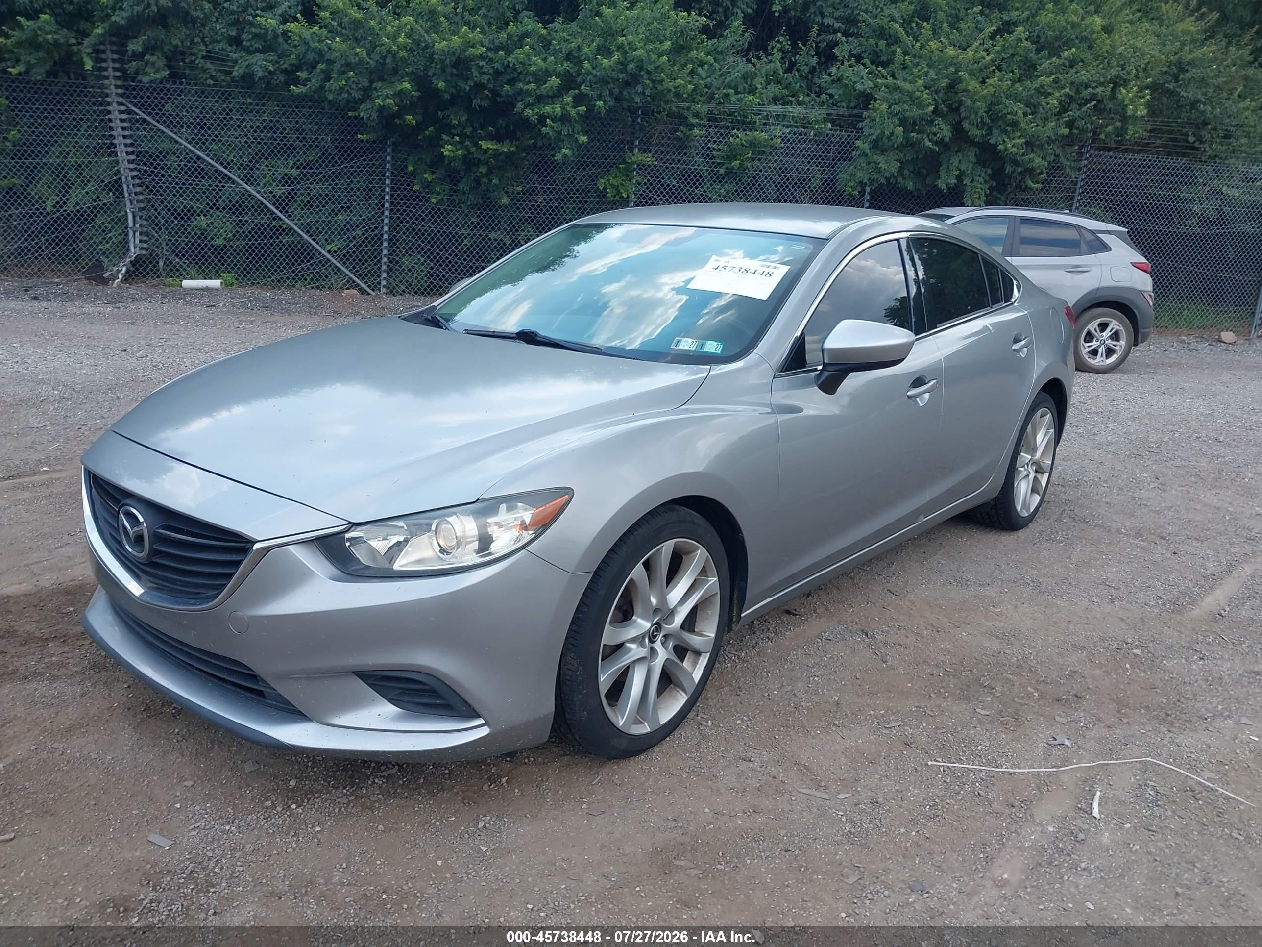 2014 Mazda Mazda6 I Touring Silver vin: JM1GJ1V56E1108713