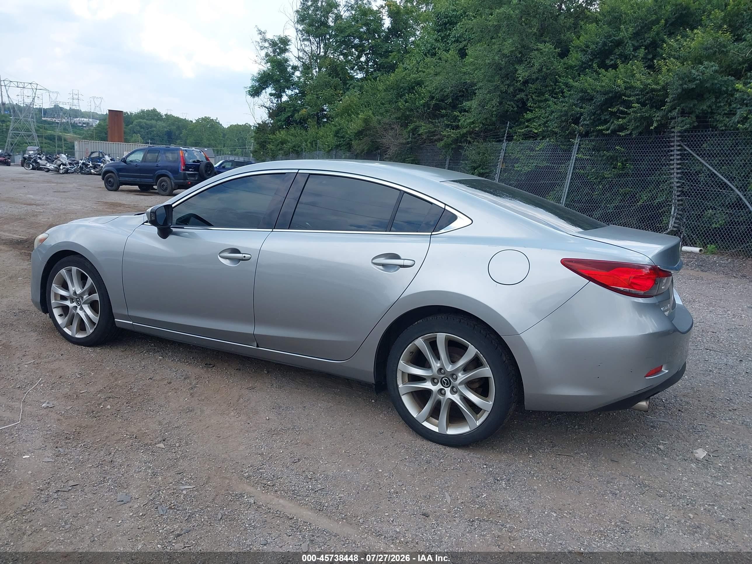 2014 Mazda Mazda6 I Touring Silver vin: JM1GJ1V56E1108713