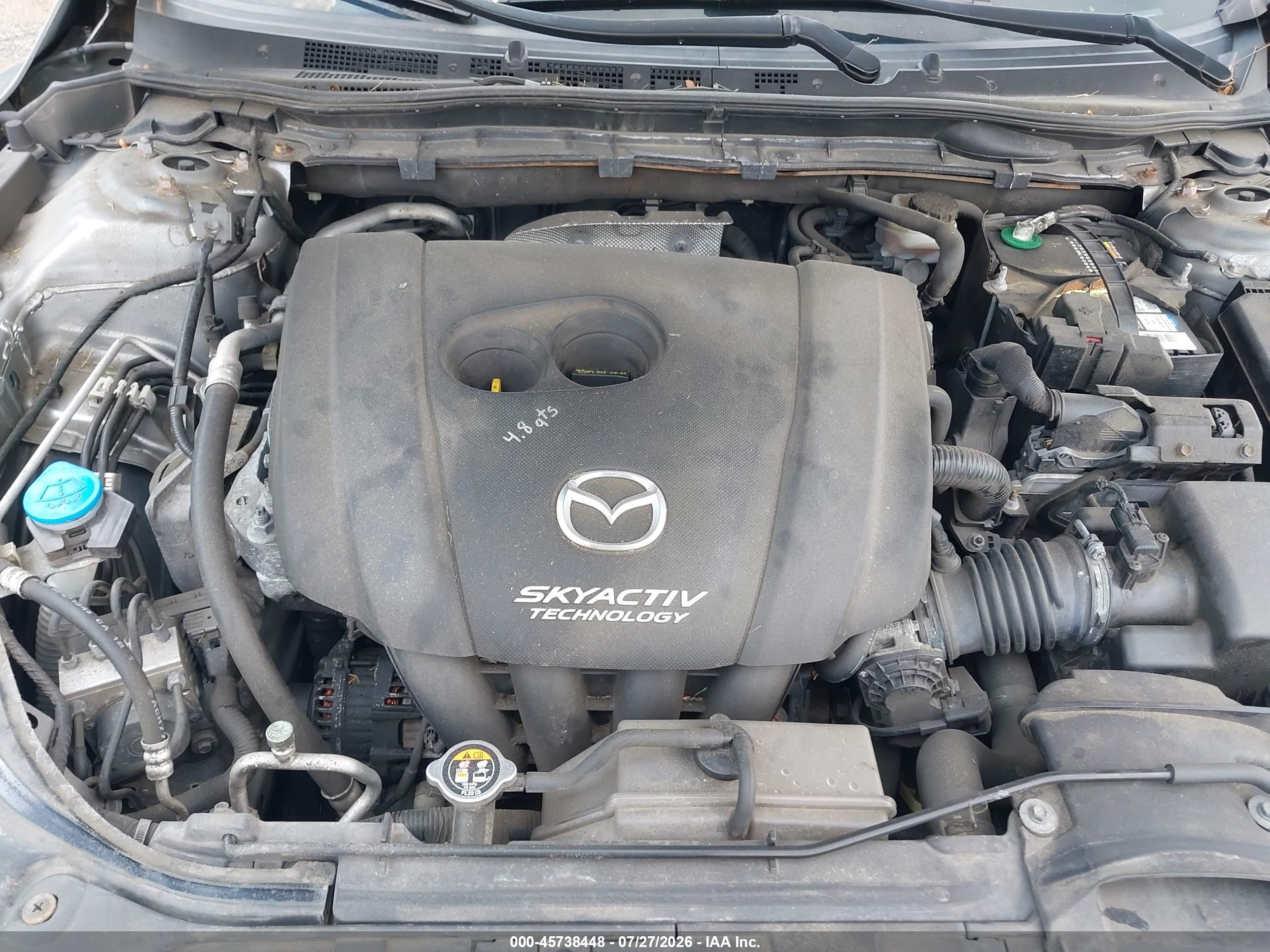 2014 Mazda Mazda6 I Touring Silver vin: JM1GJ1V56E1108713