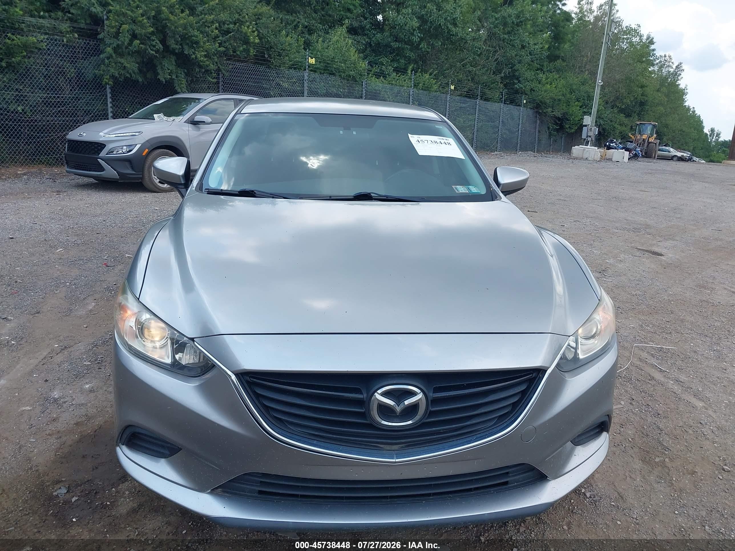 2014 Mazda Mazda6 I Touring Silver vin: JM1GJ1V56E1108713