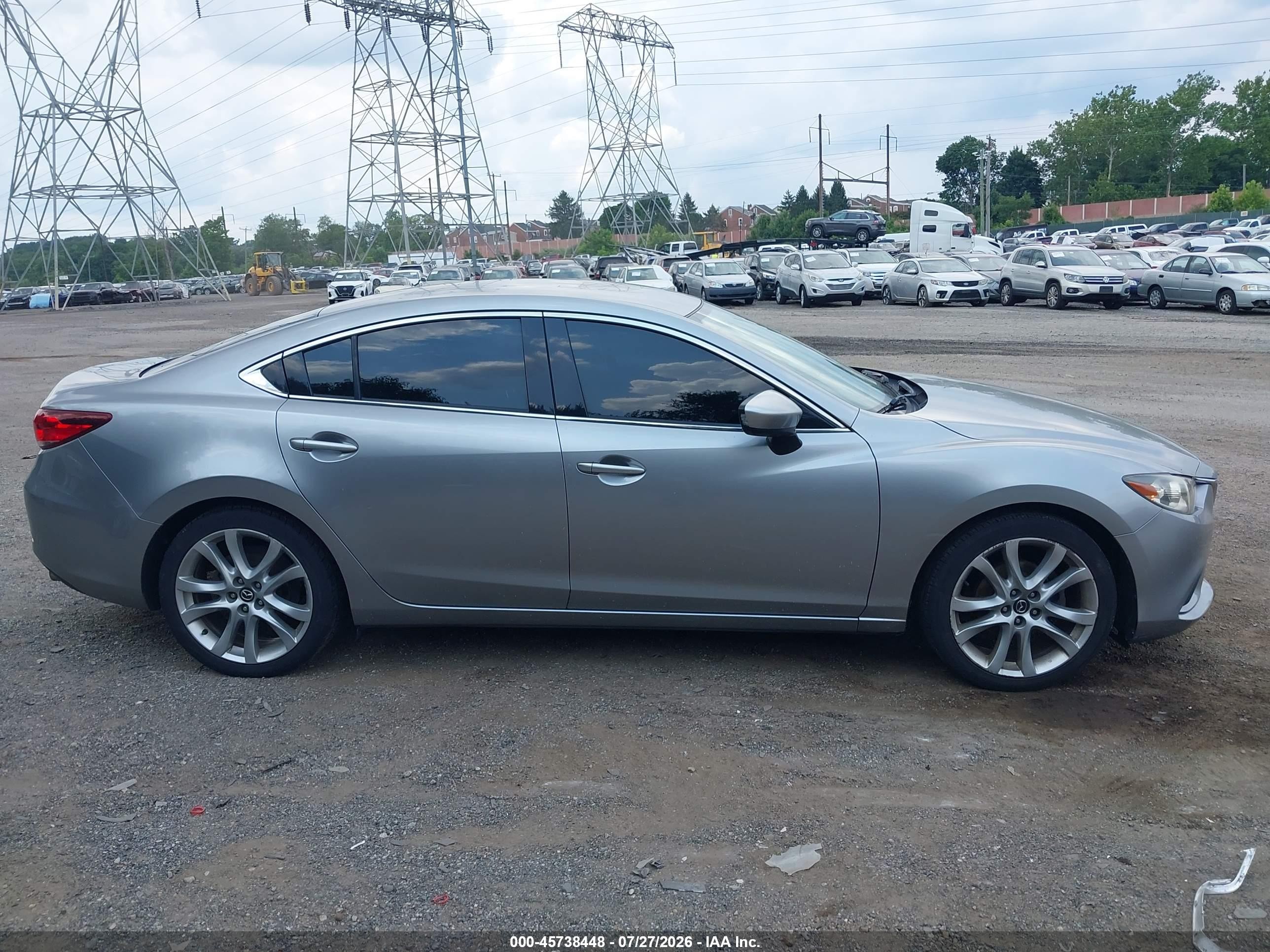 2014 Mazda Mazda6 I Touring Silver vin: JM1GJ1V56E1108713