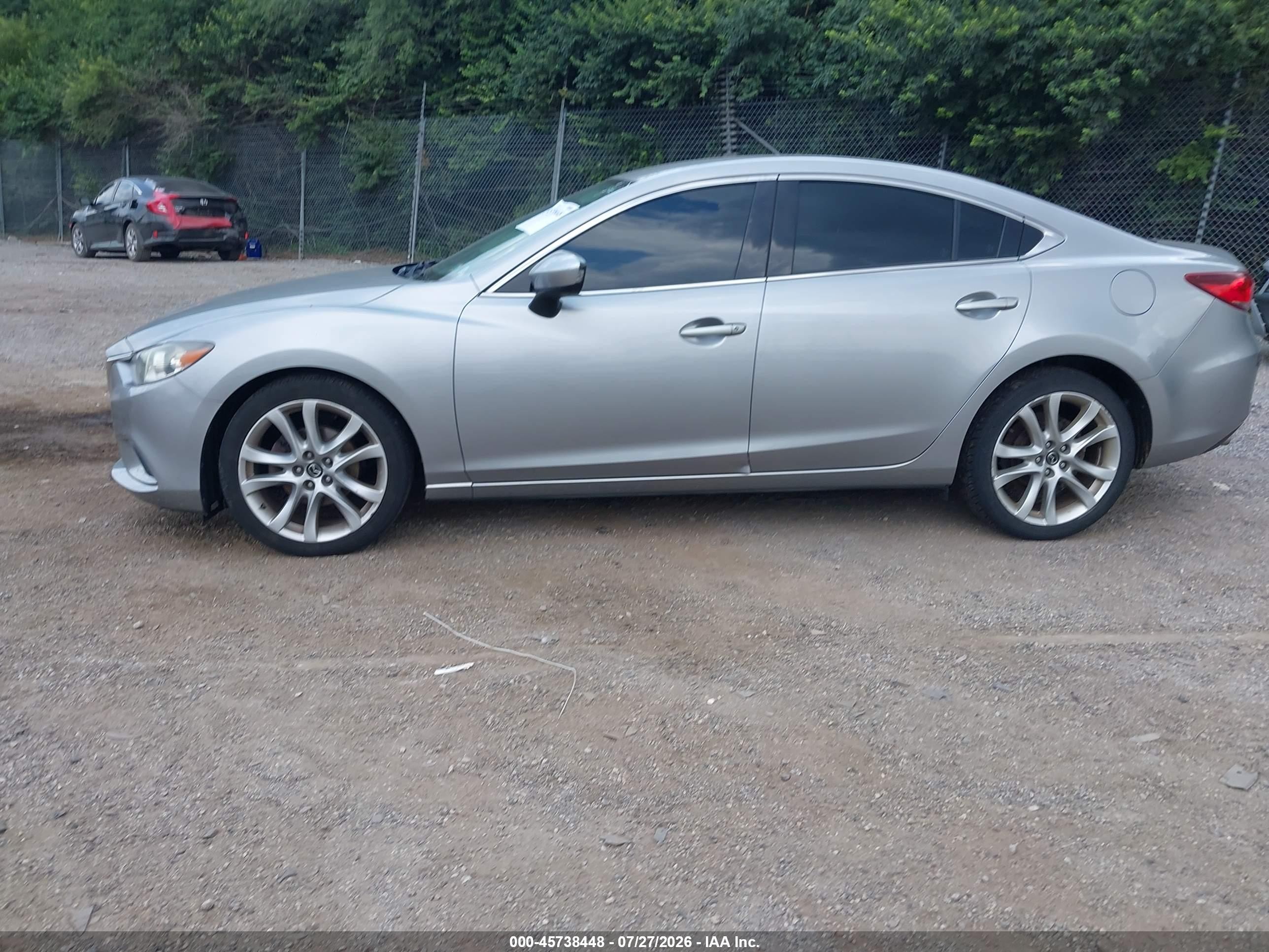2014 Mazda Mazda6 I Touring Silver vin: JM1GJ1V56E1108713
