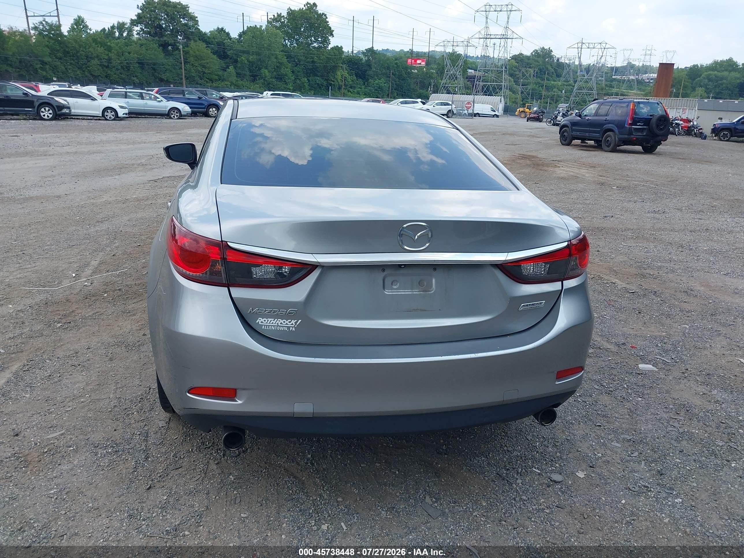 2014 Mazda Mazda6 I Touring Silver vin: JM1GJ1V56E1108713