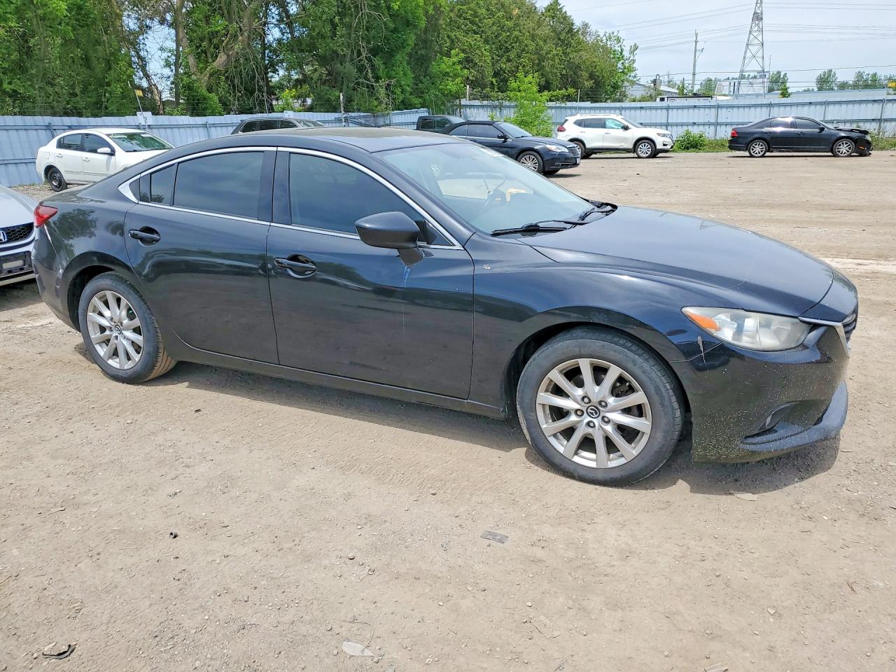 2014 Mazda 6 Touring Black vin: JM1GJ1V56E1112504