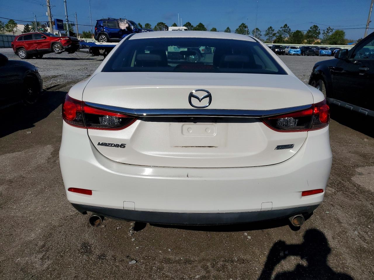 2015 Mazda 6 Touring White vin: JM1GJ1V56F1194462