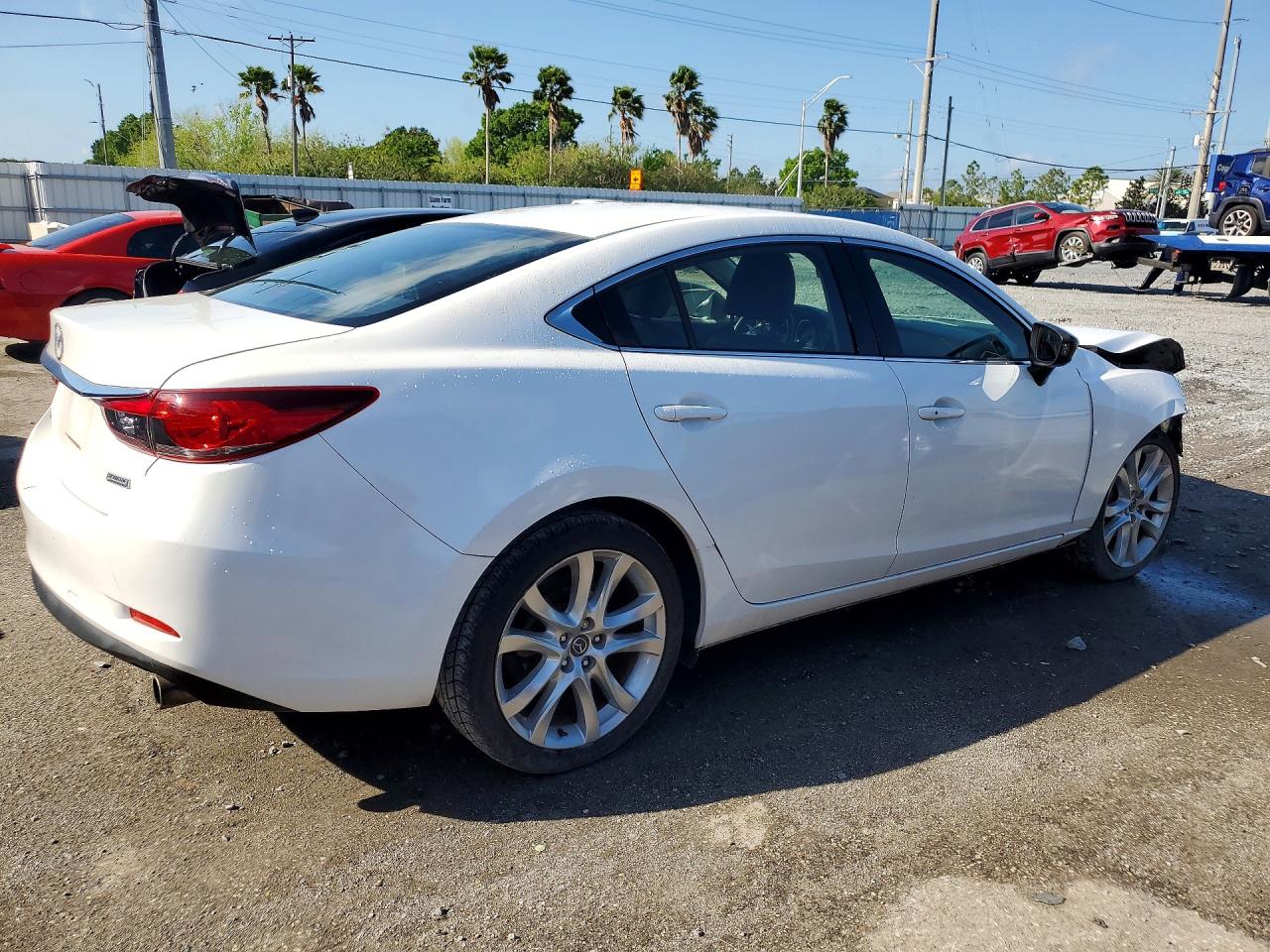 2015 Mazda 6 Touring White vin: JM1GJ1V56F1194462