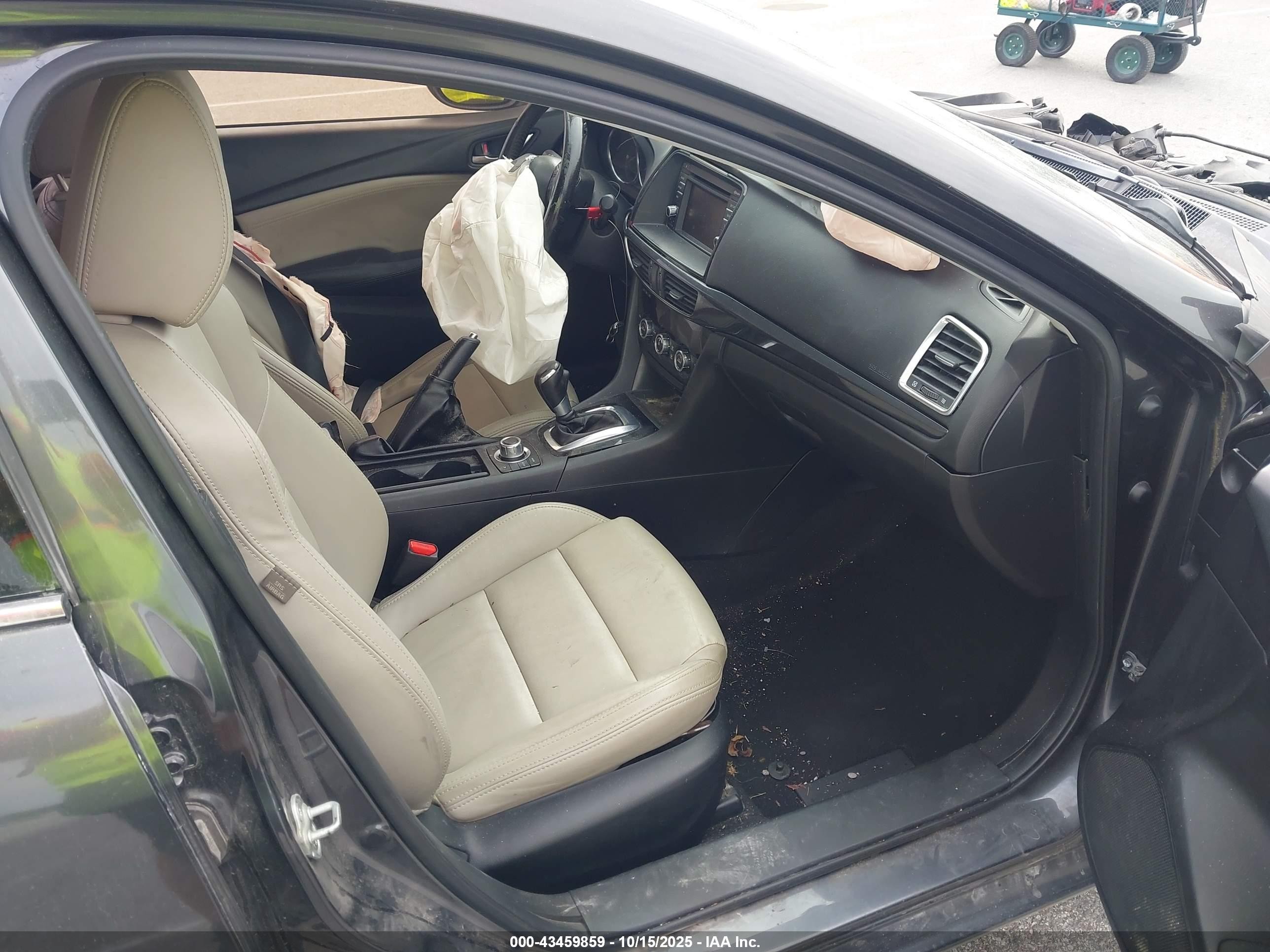2015 Mazda Mazda6 I Touring Gray vin: JM1GJ1V56F1201426