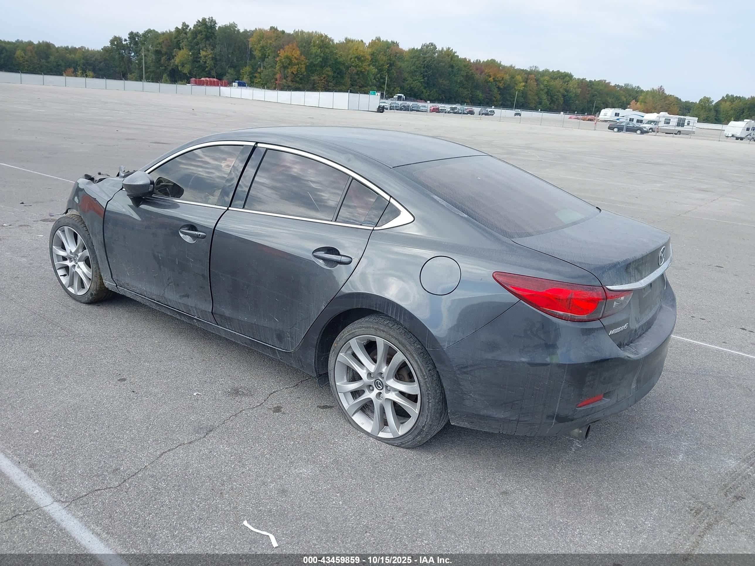 2015 Mazda Mazda6 I Touring Gray vin: JM1GJ1V56F1201426