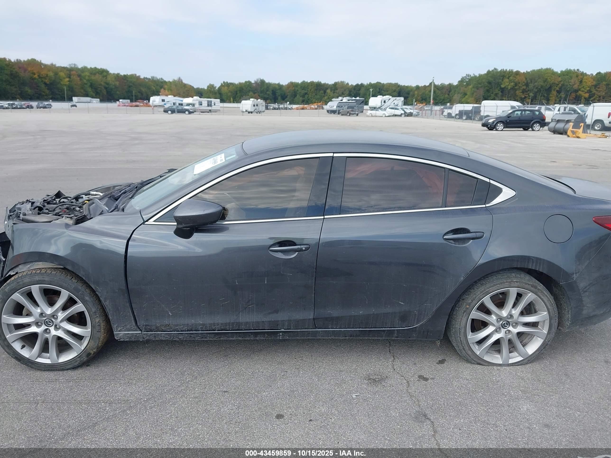 2015 Mazda Mazda6 I Touring Gray vin: JM1GJ1V56F1201426