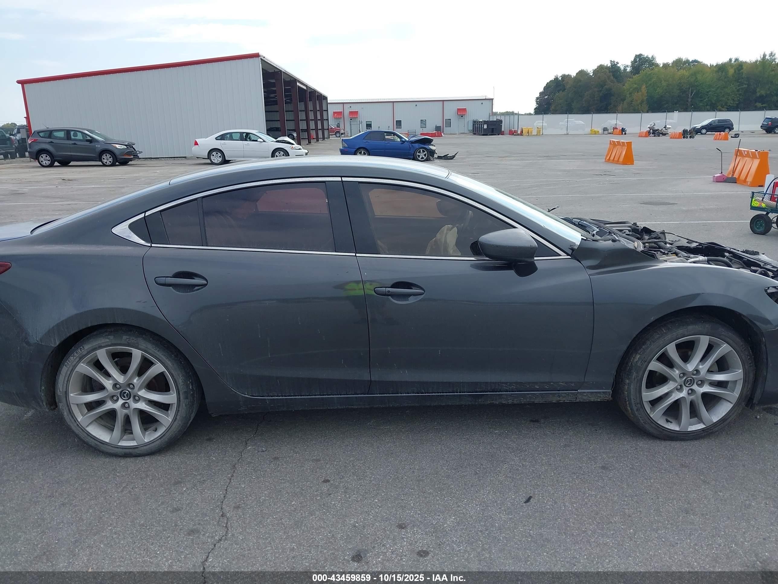 2015 Mazda Mazda6 I Touring Gray vin: JM1GJ1V56F1201426
