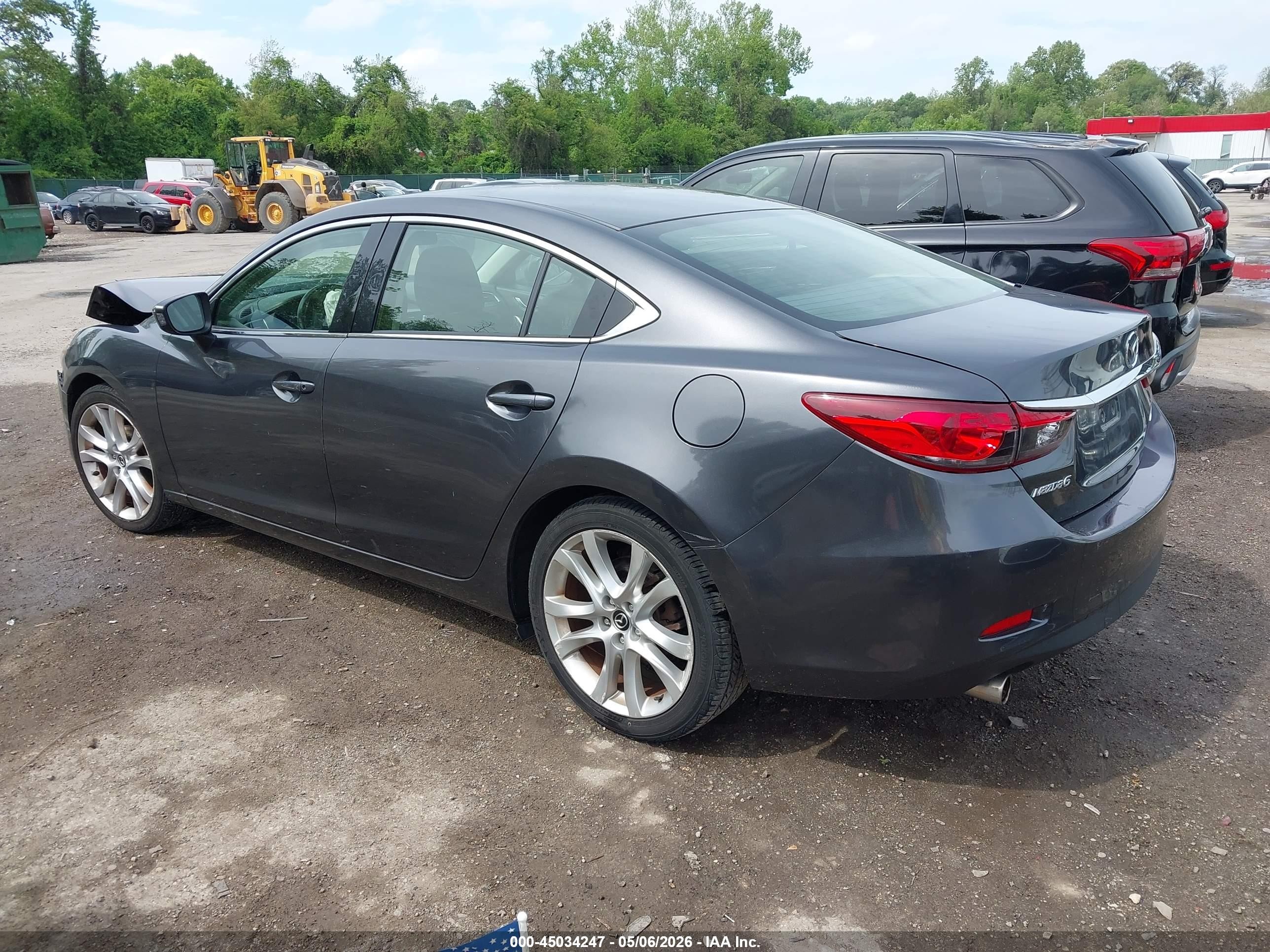 2016 Mazda Mazda6 I Touring Серый vin: JM1GJ1V56G1400994