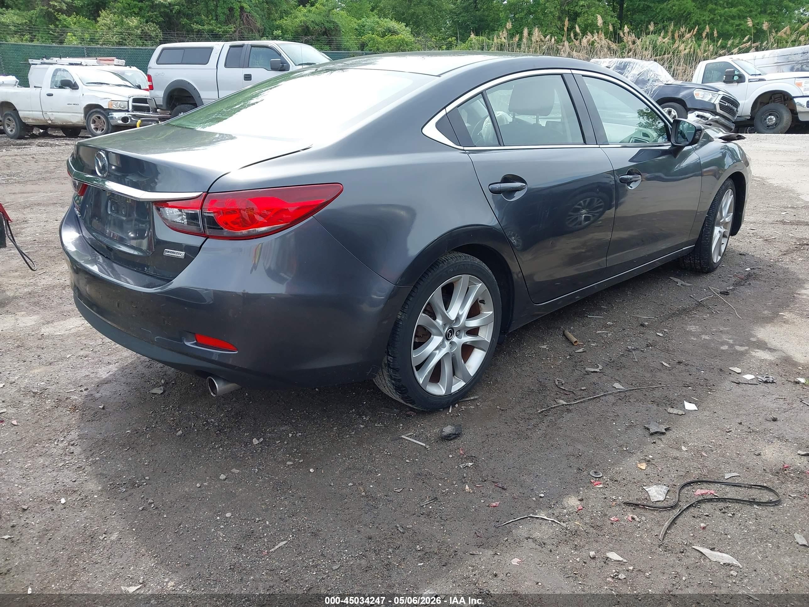 2016 Mazda Mazda6 I Touring Серый vin: JM1GJ1V56G1400994