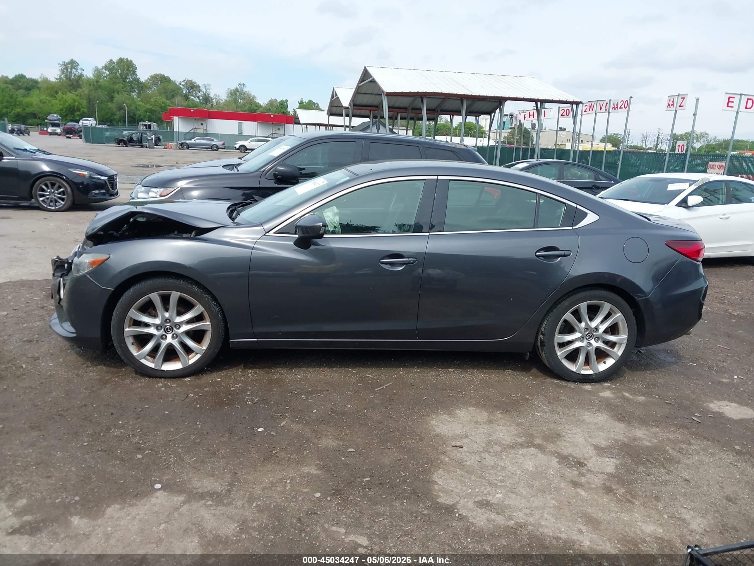 2016 Mazda Mazda6 I Touring Серый vin: JM1GJ1V56G1400994