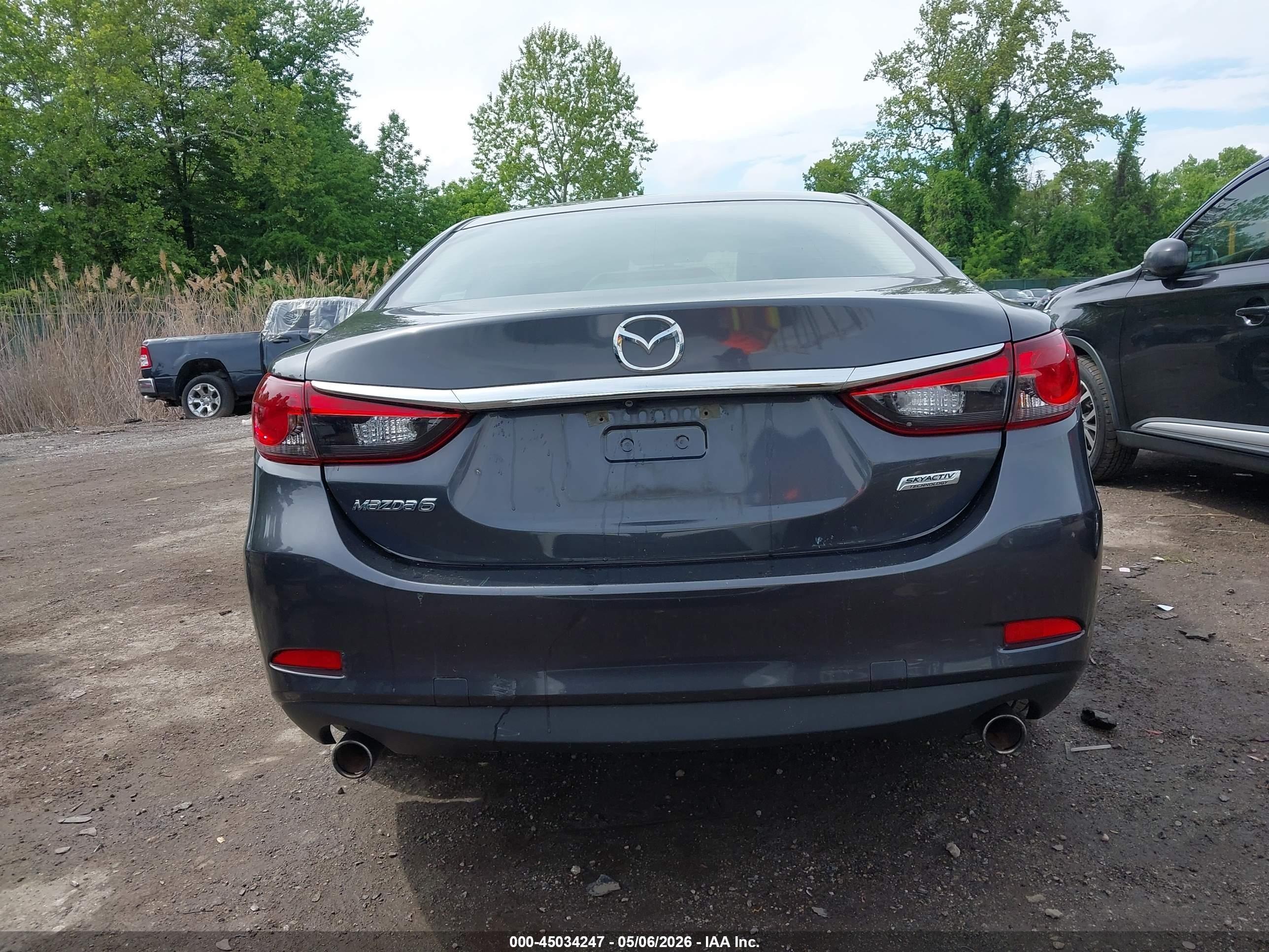 2016 Mazda Mazda6 I Touring Серый vin: JM1GJ1V56G1400994