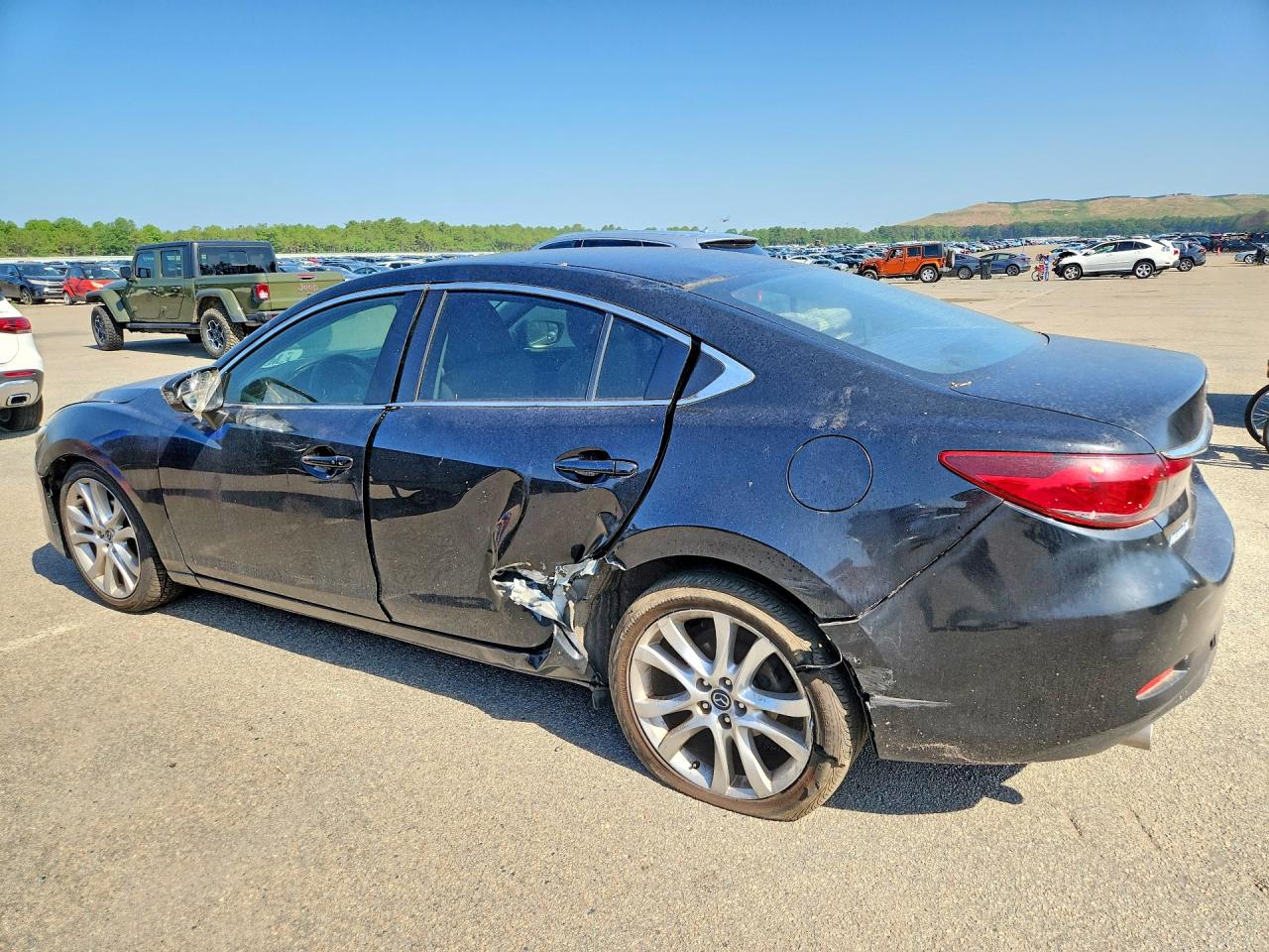 2015 Mazda 6 Touring Black vin: JM1GJ1V57F1181218