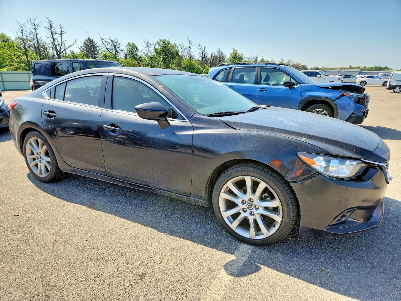2015 Mazda 6 Touring Black vin: JM1GJ1V57F1181218