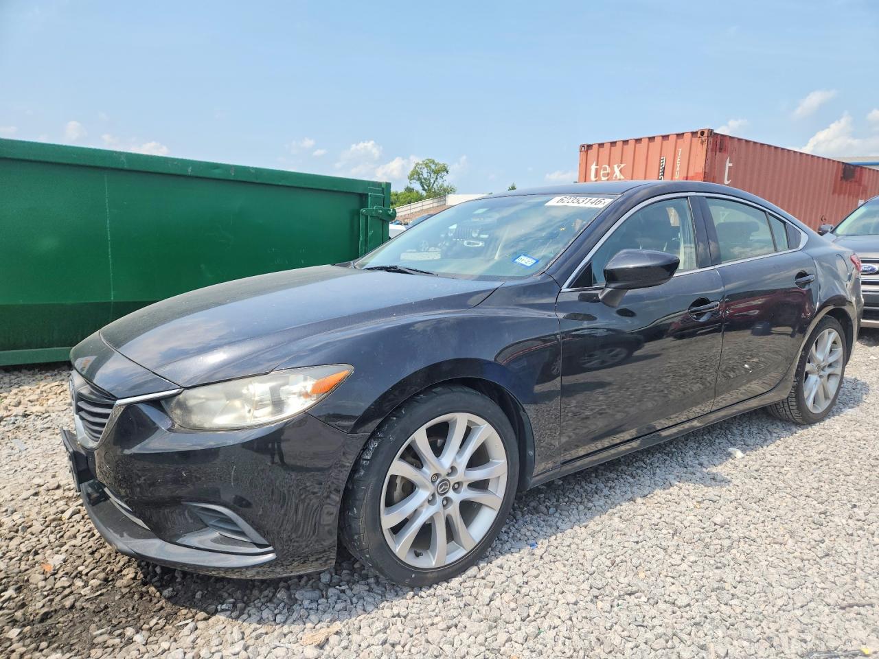 2015 Mazda 6 Touring Black vin: JM1GJ1V57F1183227