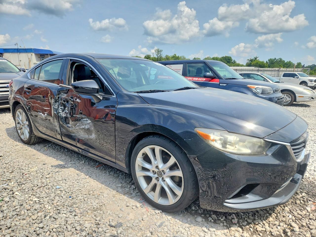 2015 Mazda 6 Touring Black vin: JM1GJ1V57F1183227