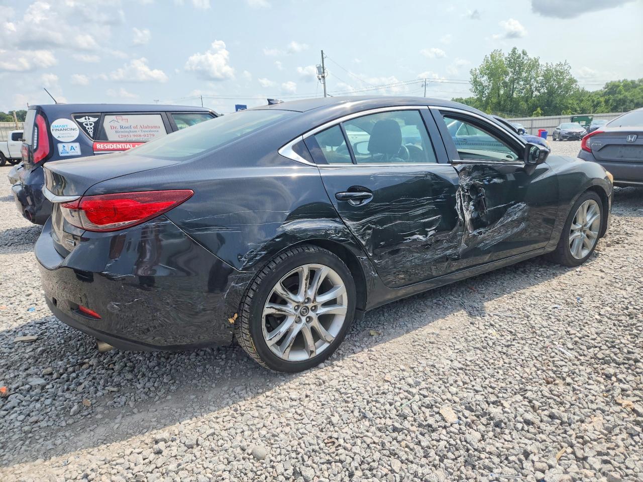 2015 Mazda 6 Touring Black vin: JM1GJ1V57F1183227