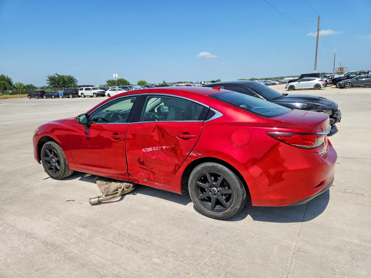 2015 Mazda 6 Touring Red vin: JM1GJ1V57F1191344