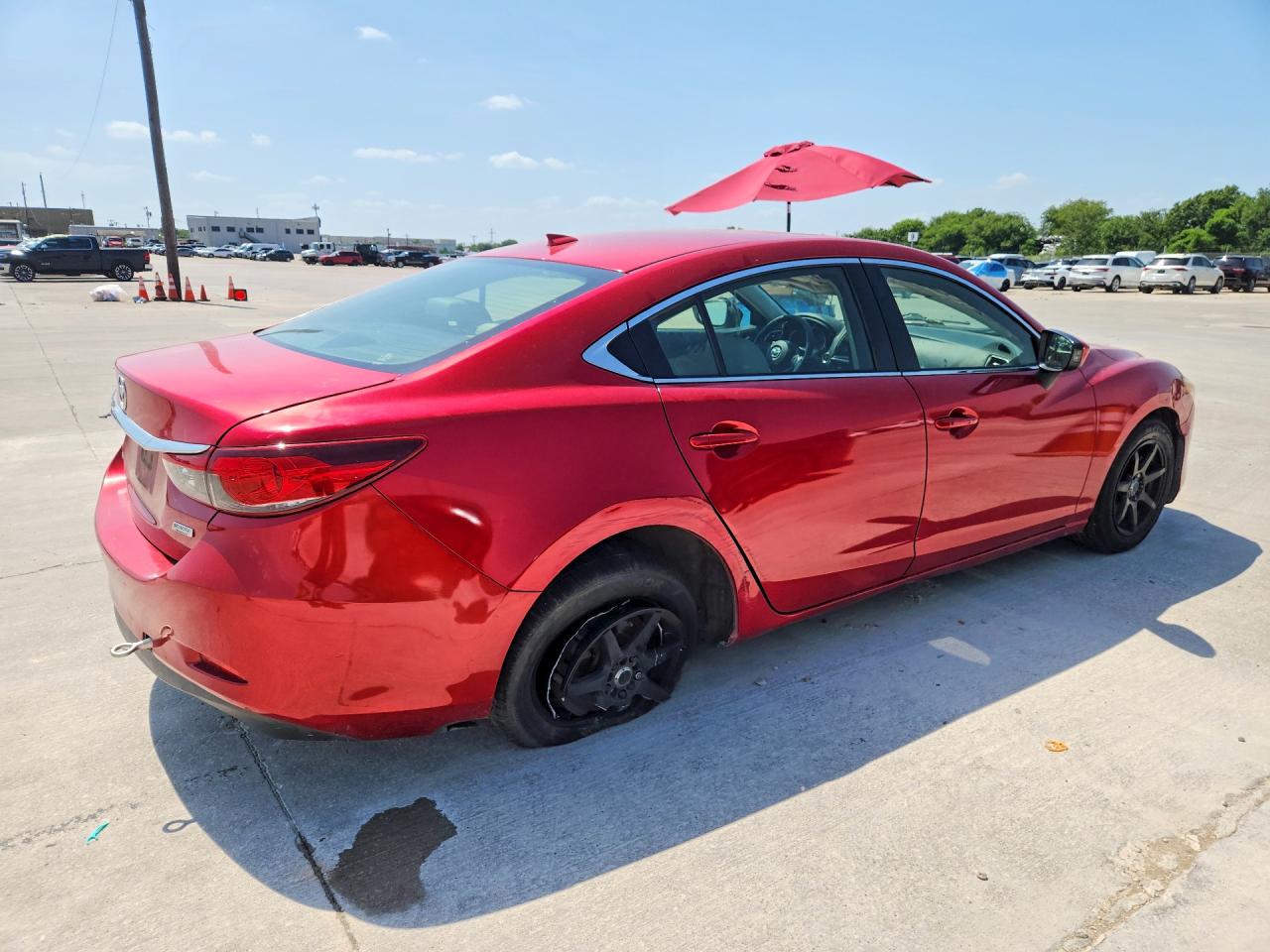 2015 Mazda 6 Touring Red vin: JM1GJ1V57F1191344