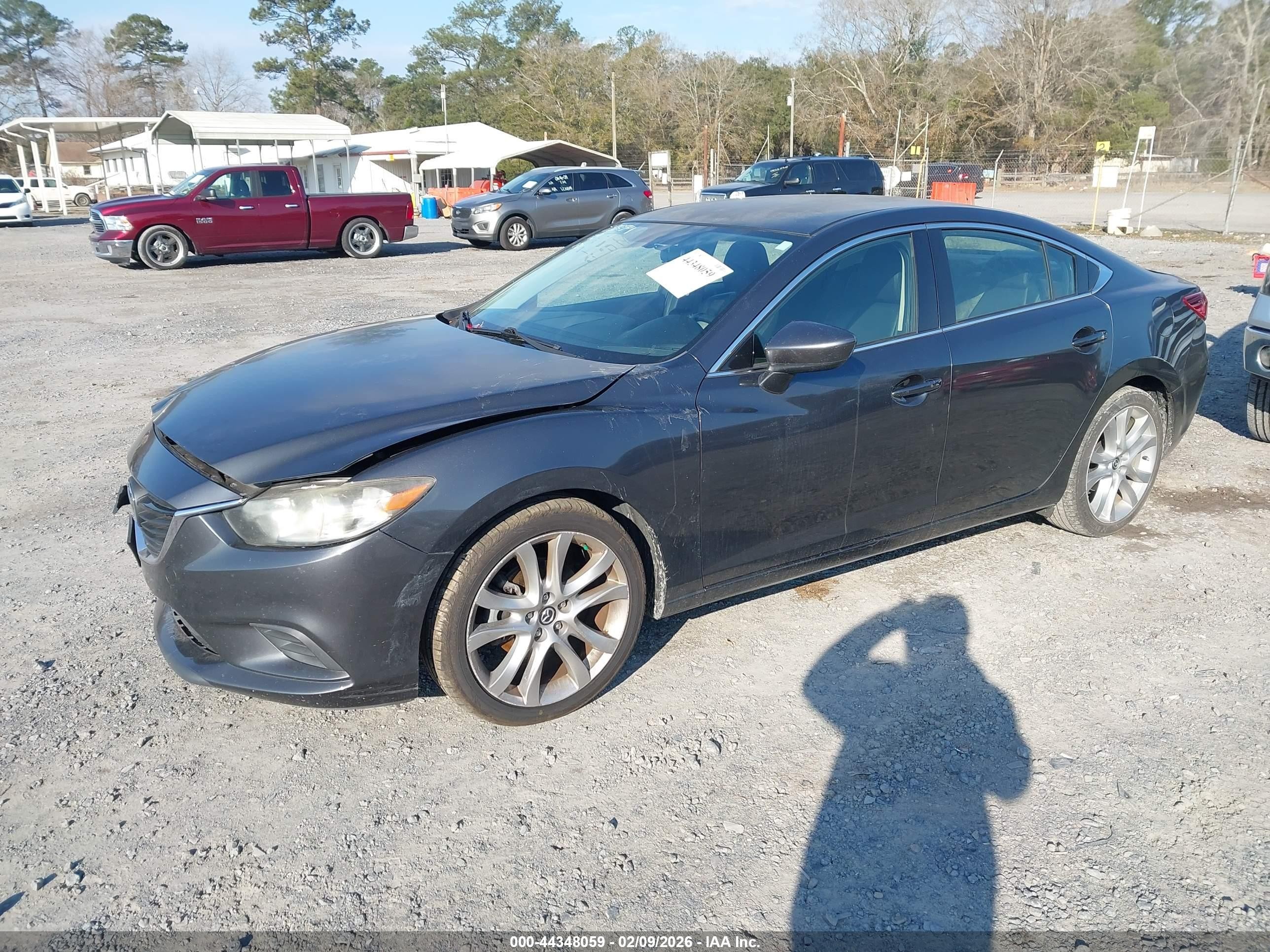 2015 Mazda Mazda6 I Touring Black vin: JM1GJ1V57F1191909