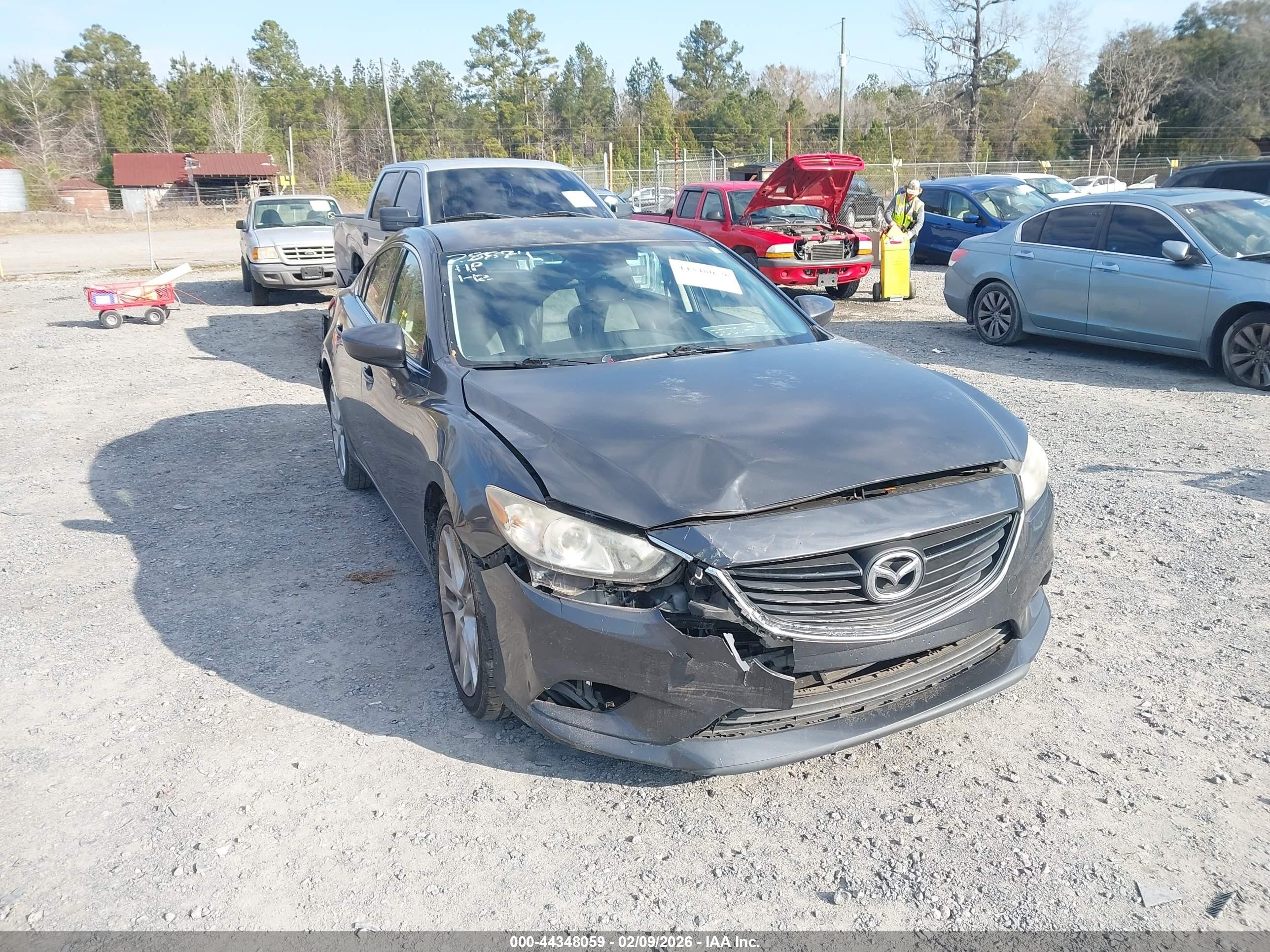 2015 Mazda Mazda6 I Touring Black vin: JM1GJ1V57F1191909