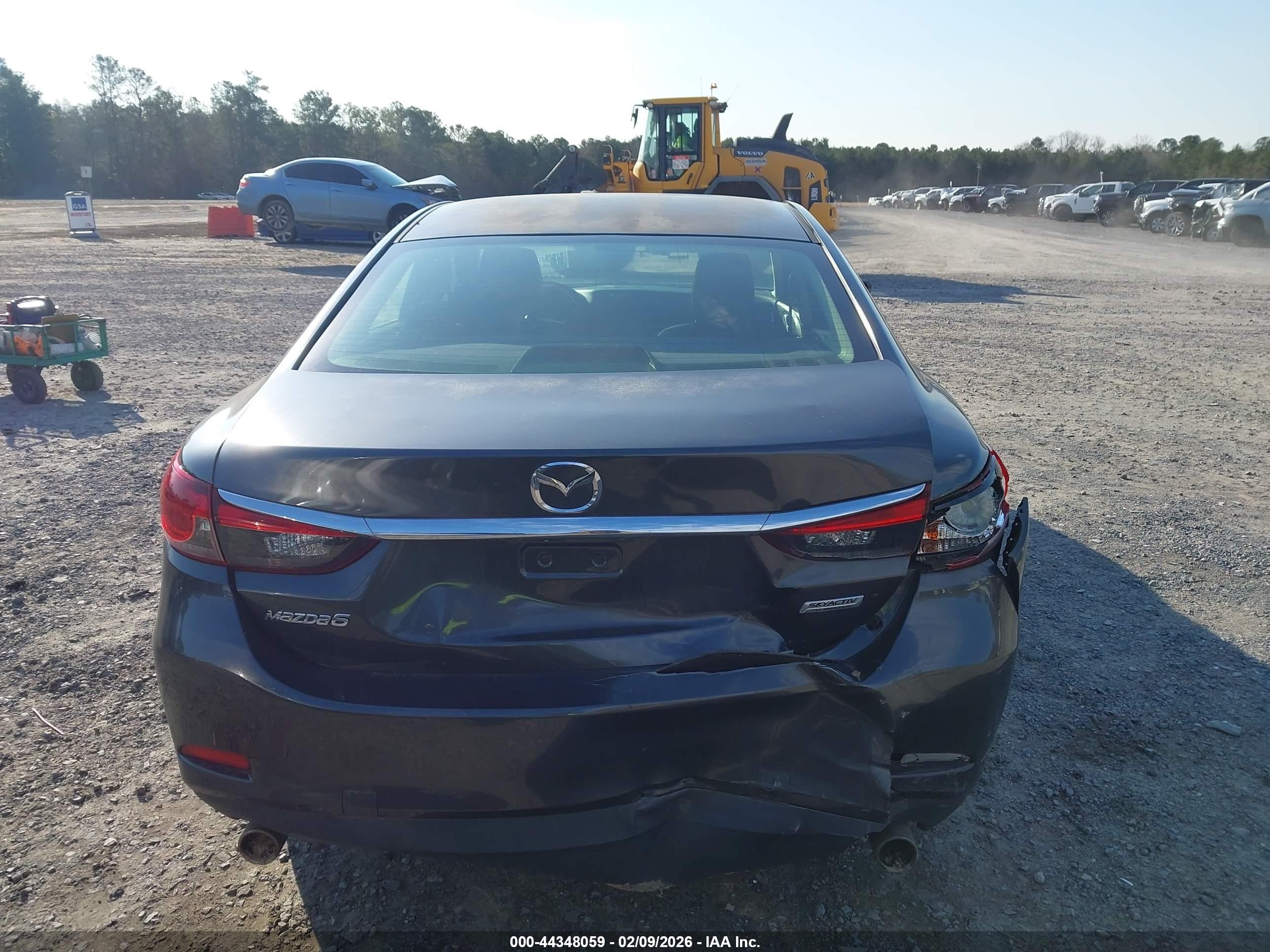 2015 Mazda Mazda6 I Touring Black vin: JM1GJ1V57F1191909