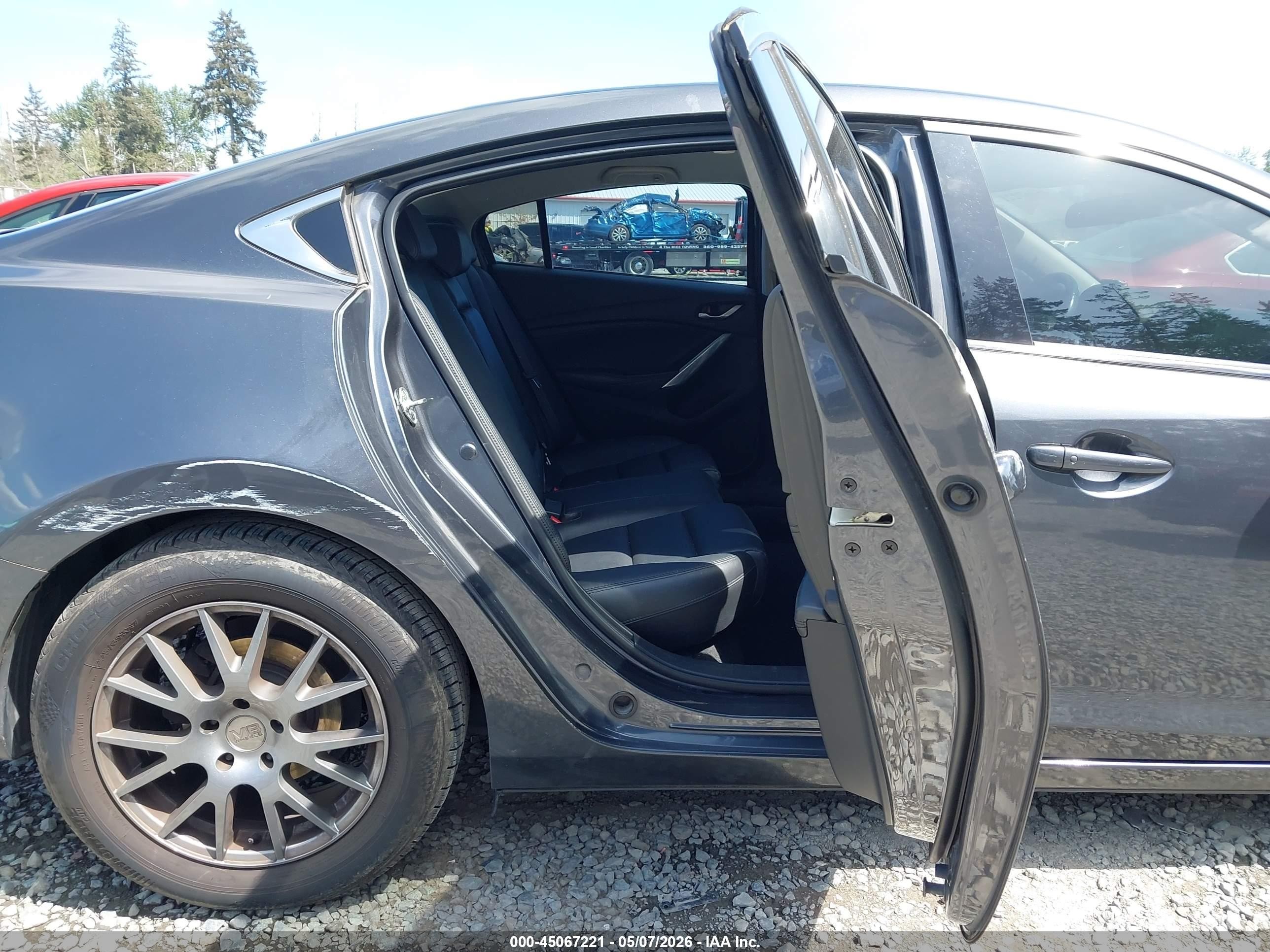 2015 Mazda Mazda6 I Touring Gray vin: JM1GJ1V57F1199072