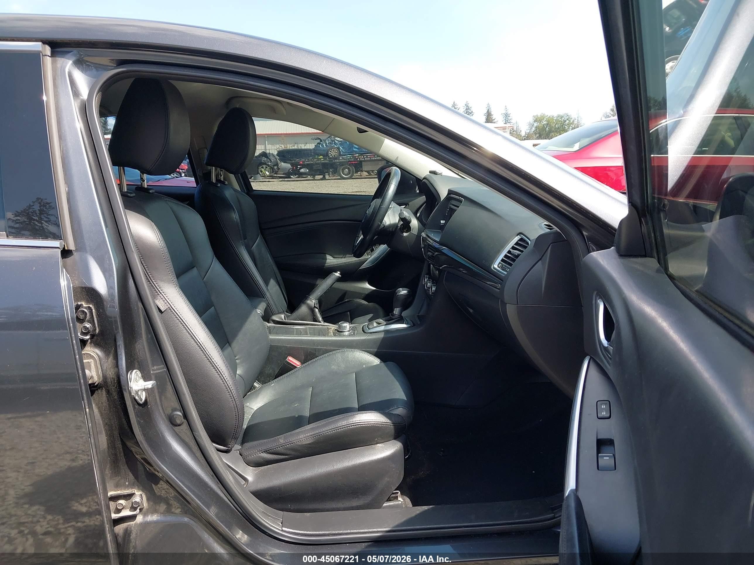 2015 Mazda Mazda6 I Touring Gray vin: JM1GJ1V57F1199072