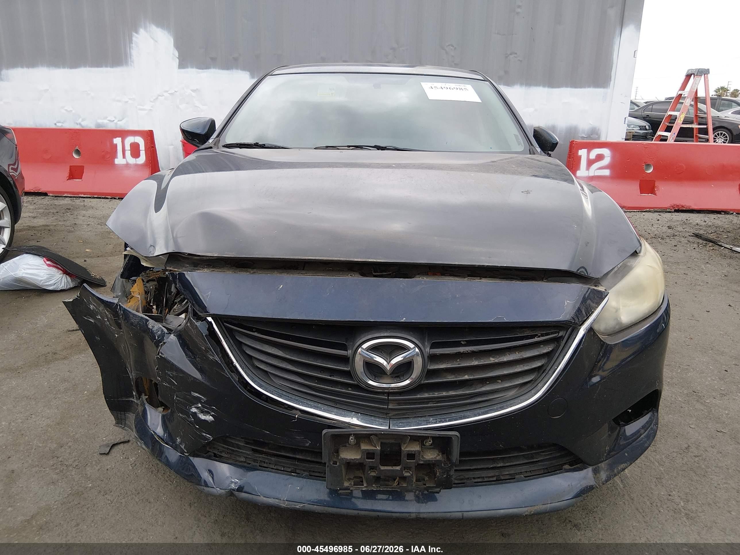 2015 Mazda Mazda6 I Touring Dark Blue vin: JM1GJ1V57F1200429