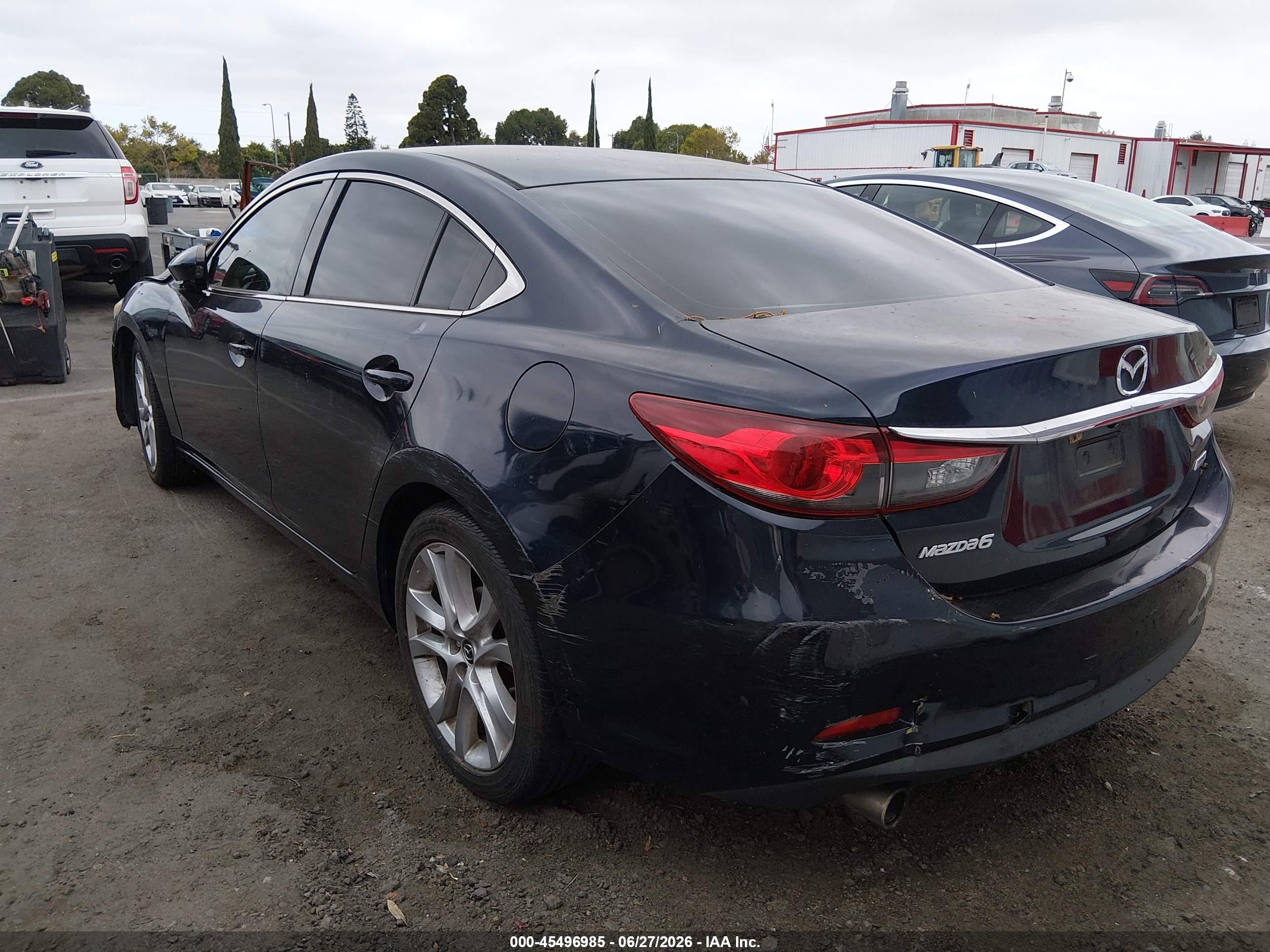 2015 Mazda Mazda6 I Touring Dark Blue vin: JM1GJ1V57F1200429