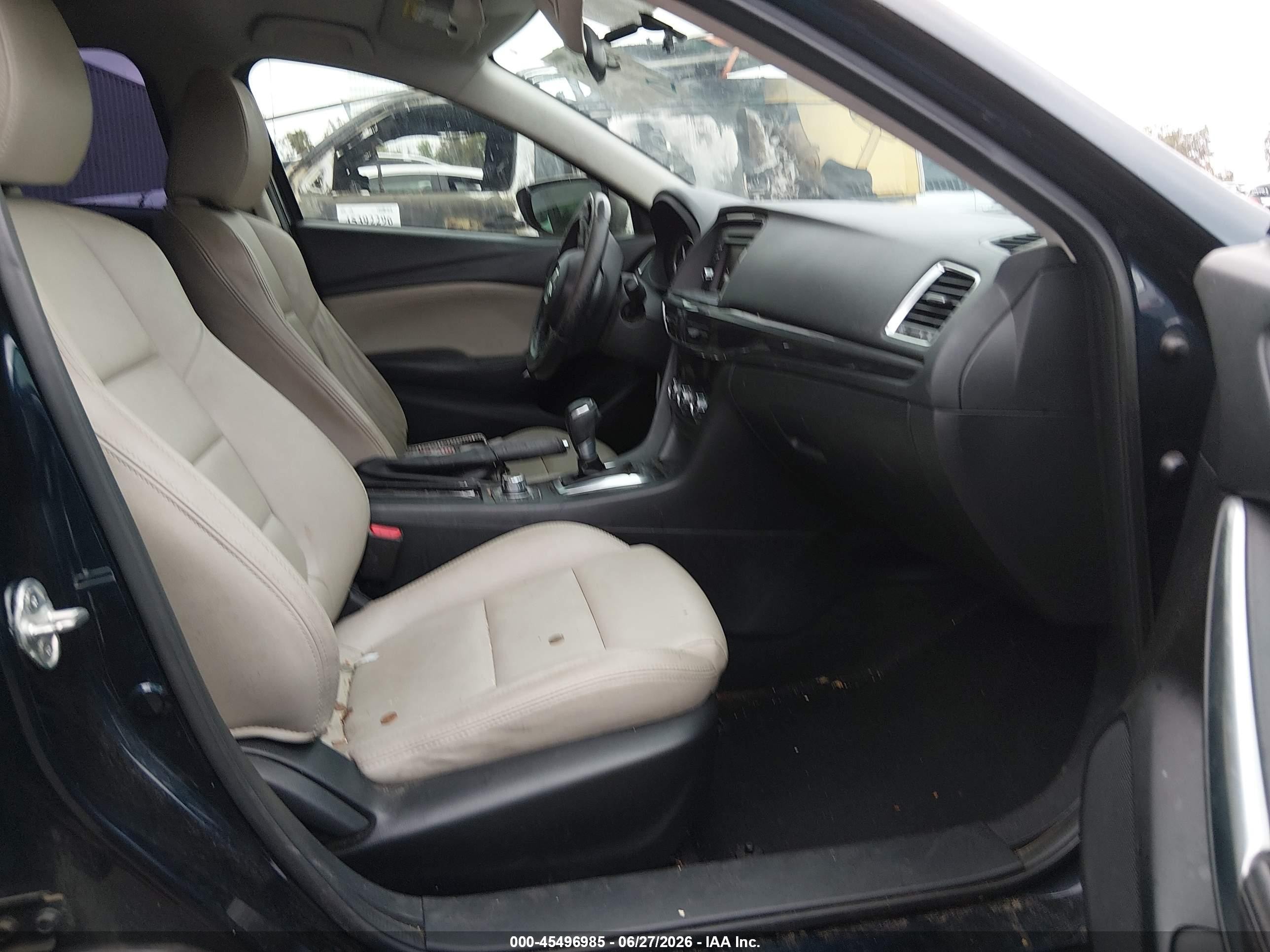 2015 Mazda Mazda6 I Touring Dark Blue vin: JM1GJ1V57F1200429