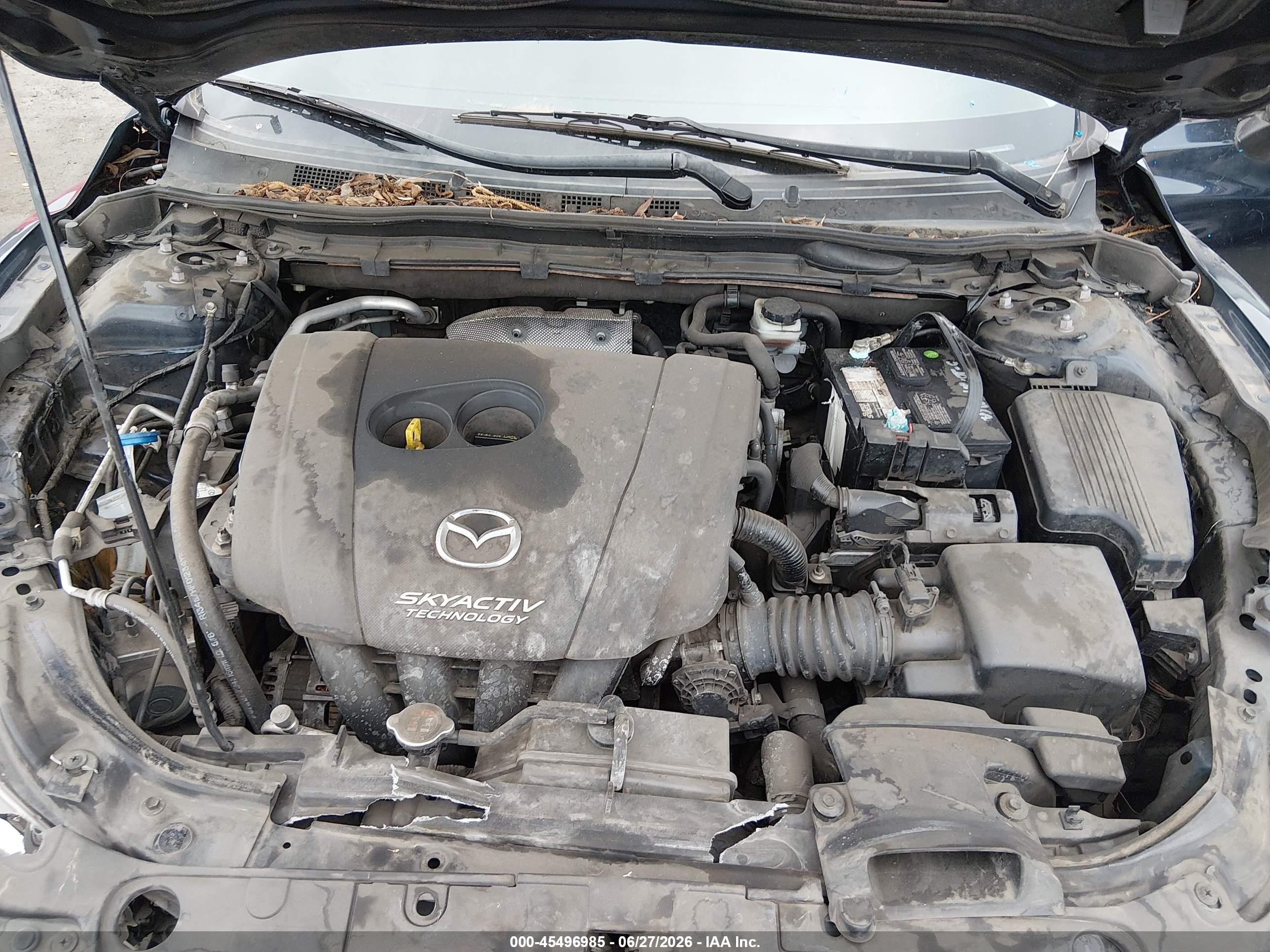 2015 Mazda Mazda6 I Touring Dark Blue vin: JM1GJ1V57F1200429